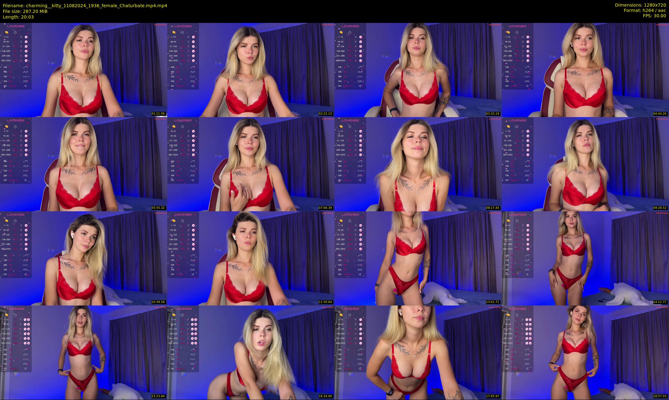 charming__kitty — 21 minute Chaturbate female cam show recording, 720p, Aug 11, 2024