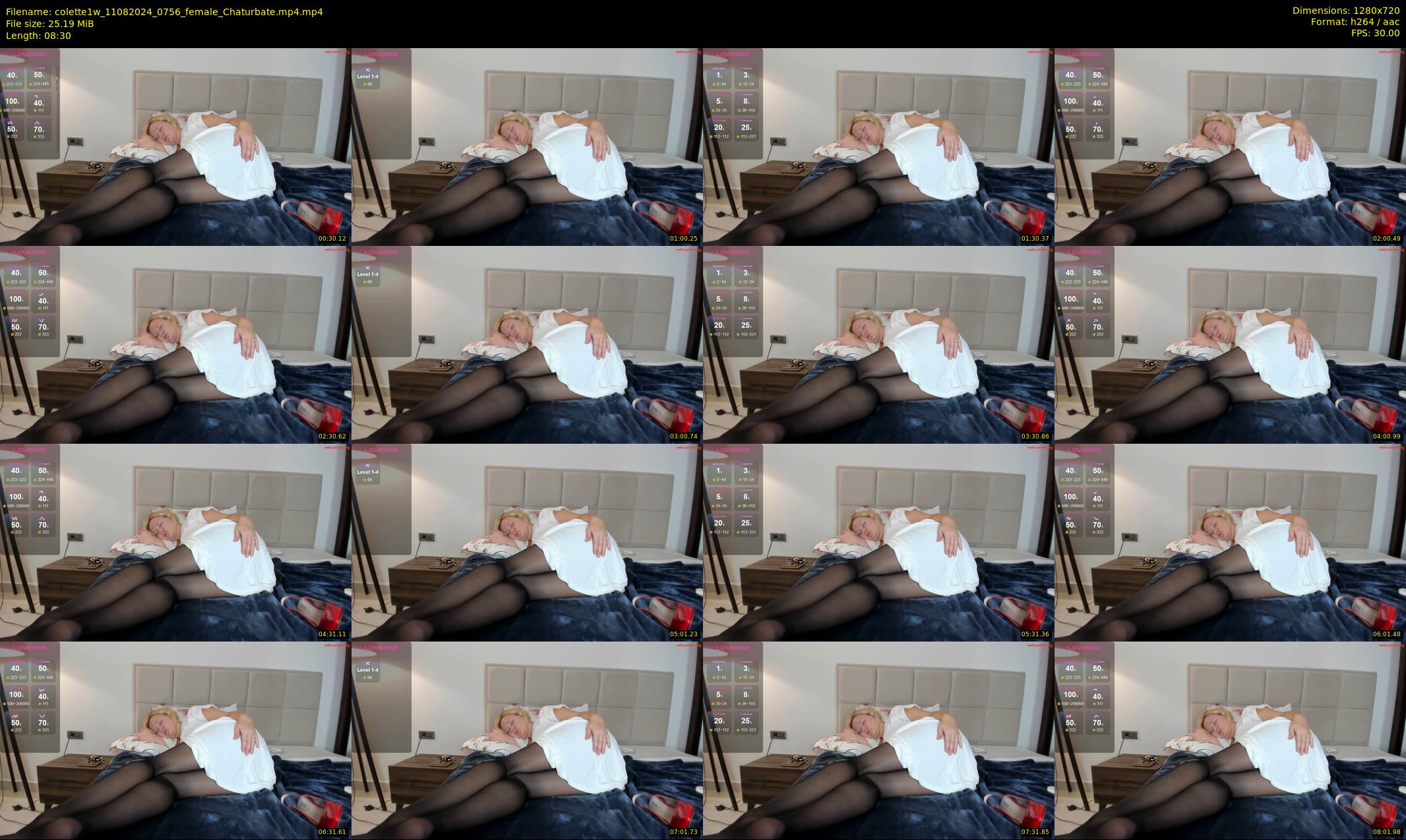 colette1w — 9 minute Chaturbate female cam show recording, 720p, Aug 11, 2024