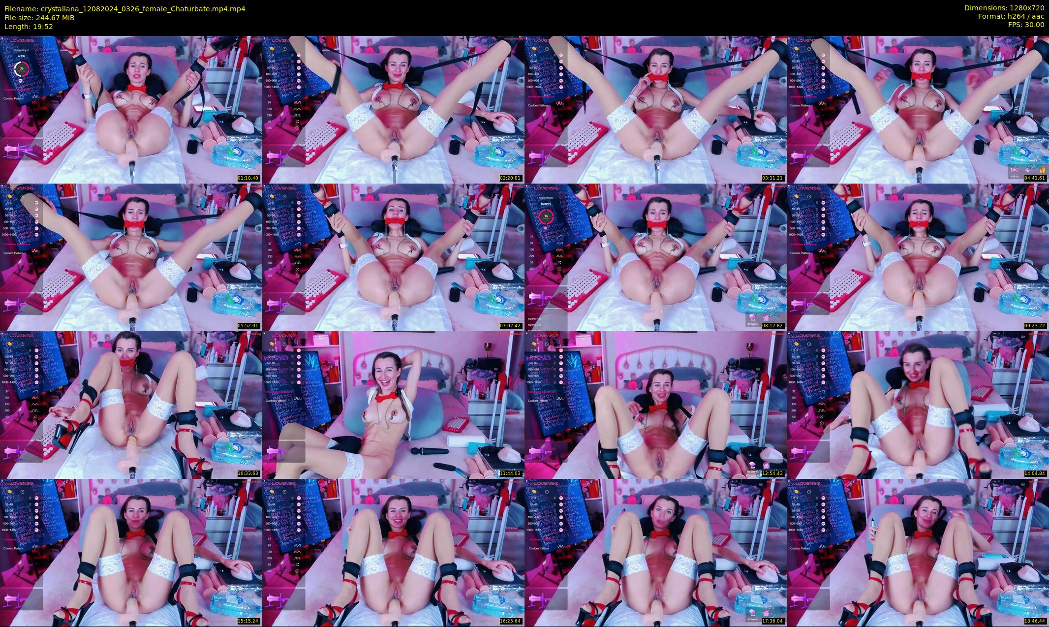 crystallana — 20 minute Chaturbate female cam show recording, 720p, Aug 12, 2024