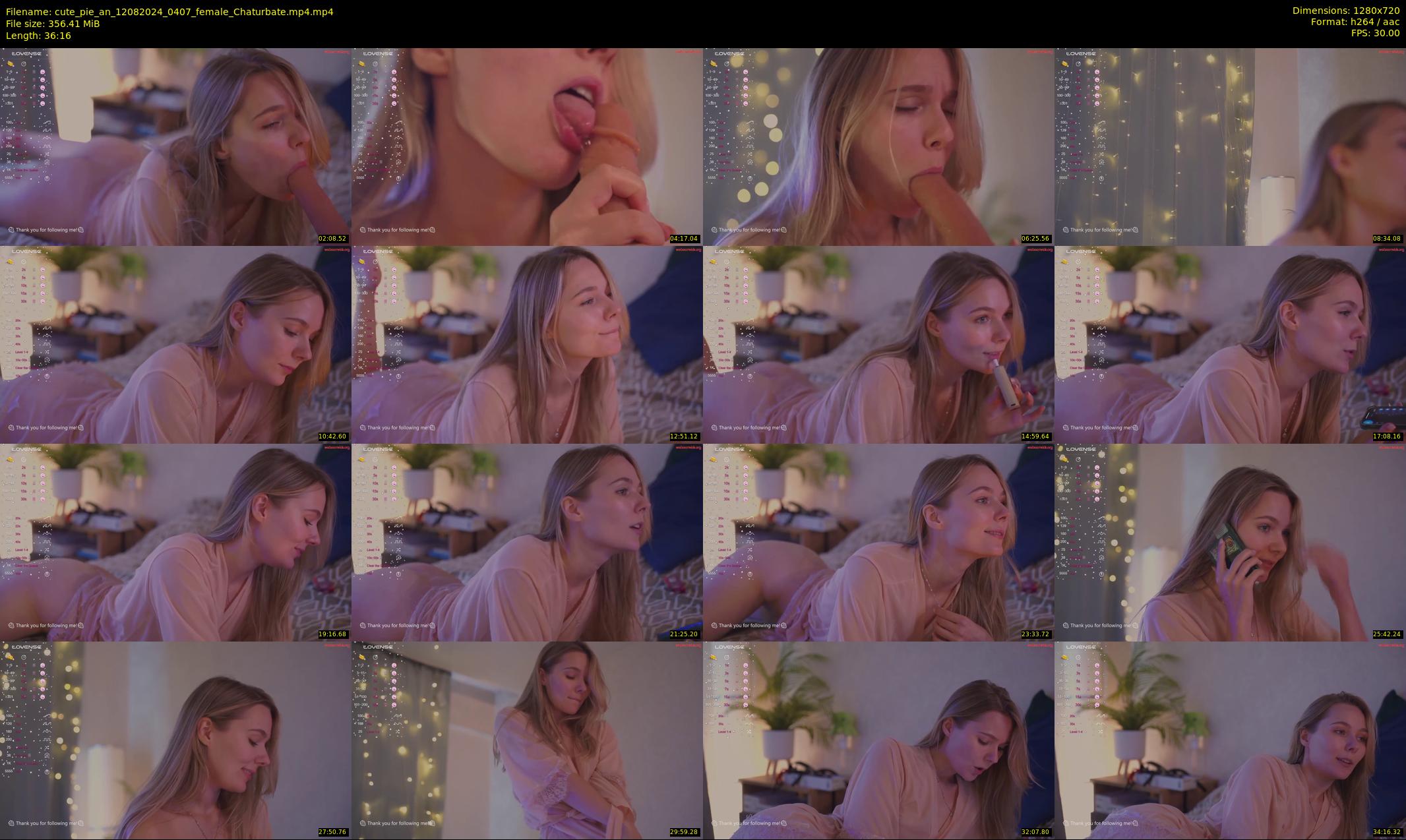 cute_pie_an — 37 minute Chaturbate female cam show recording, 720p, Aug 12, 2024