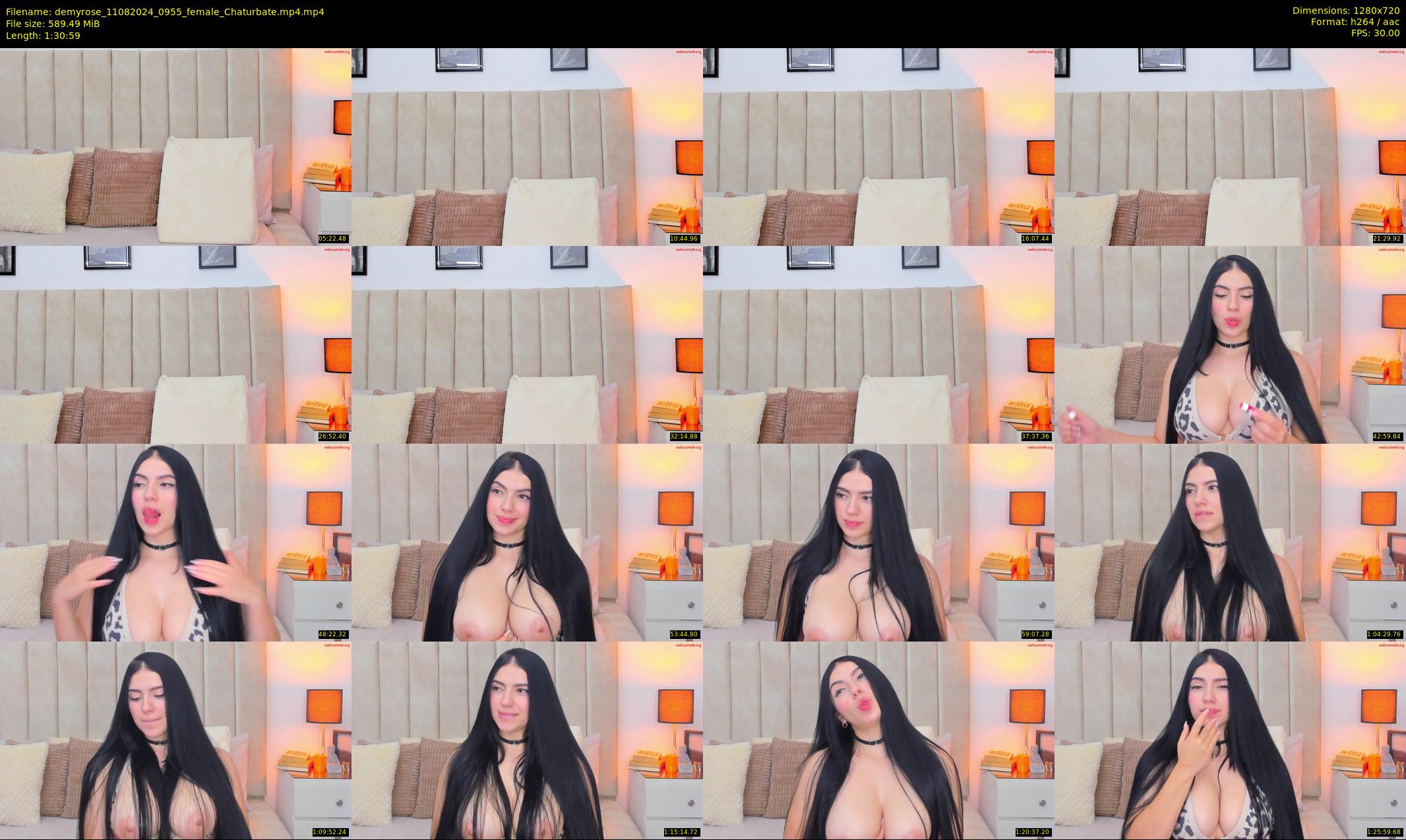 demyrose — 91 minute Chaturbate female cam show recording, 720p, Aug 11, 2024