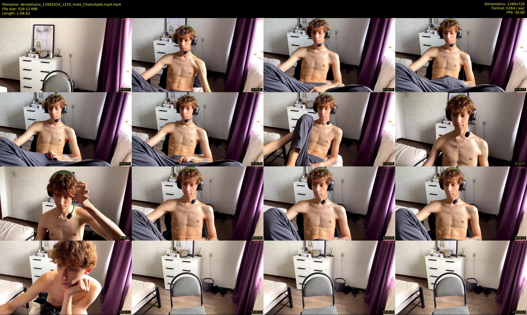 denobluora — 67 minute Chaturbate male cam show recording, 720p, Aug 11, 2024