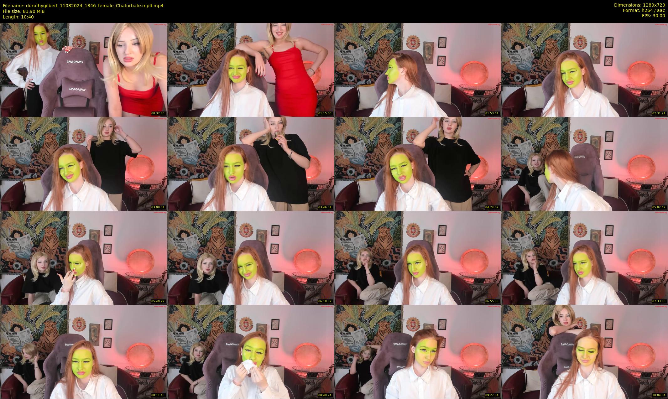 dorothygilbert — 11 minute Chaturbate female cam show recording, 720p, Aug 11, 2024