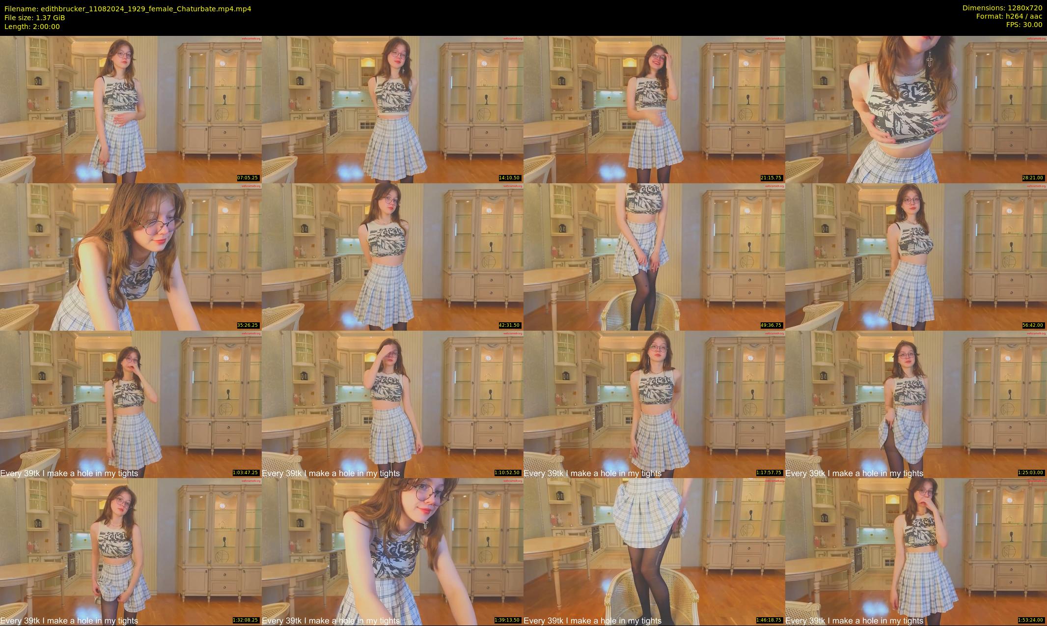 edithbrucker — 120 minute Chaturbate female cam show recording, 720p, Aug 11, 2024