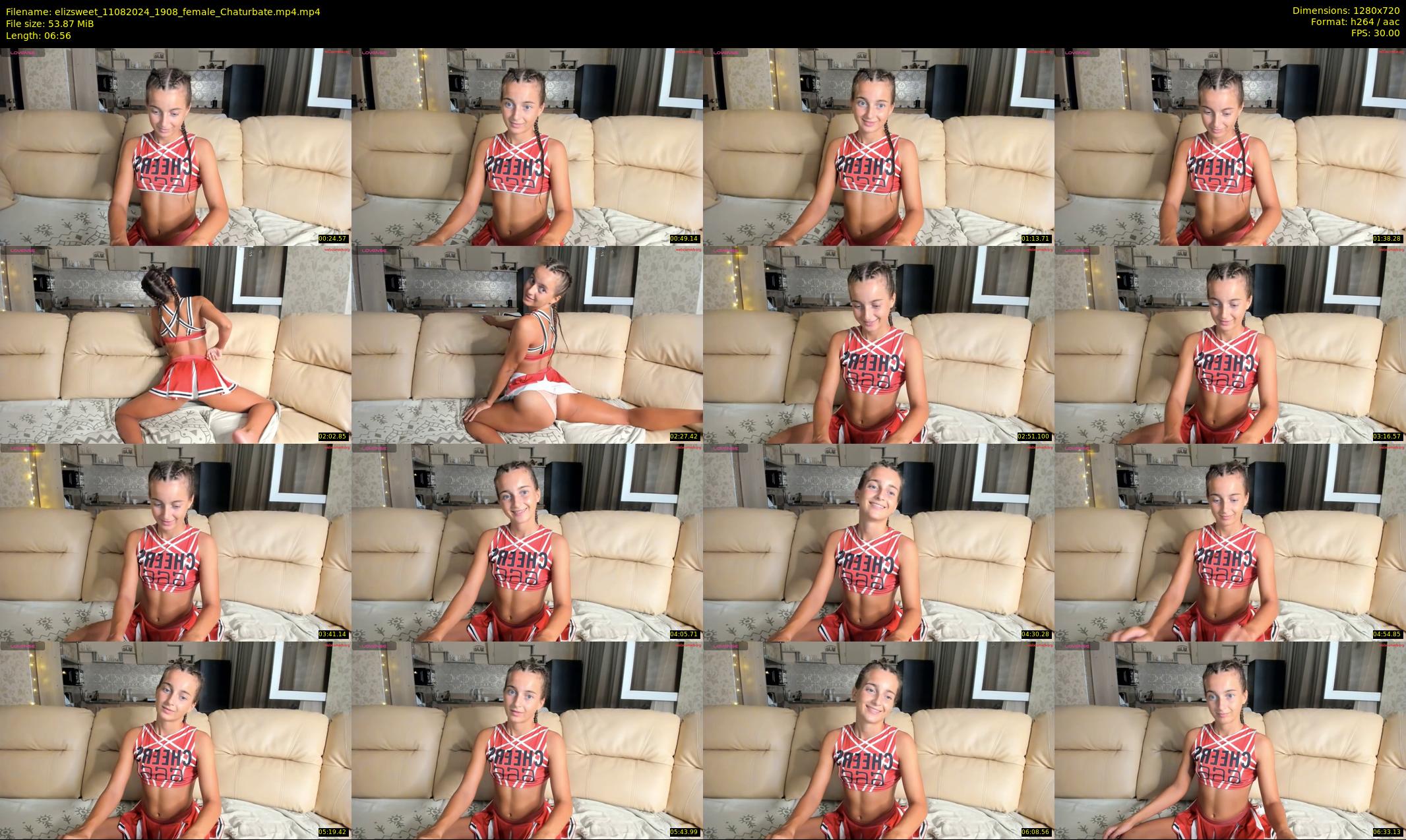 elizsweet — 7 minute Chaturbate female cam show recording, 720p, Aug 11, 2024