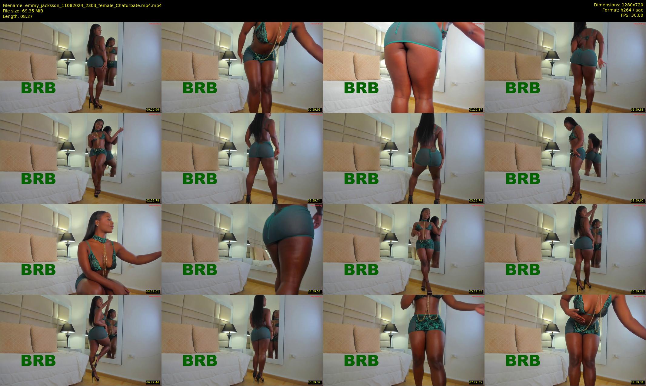 emmy_jacksson — 9 minute Chaturbate female cam show recording, 720p, Aug 11, 2024