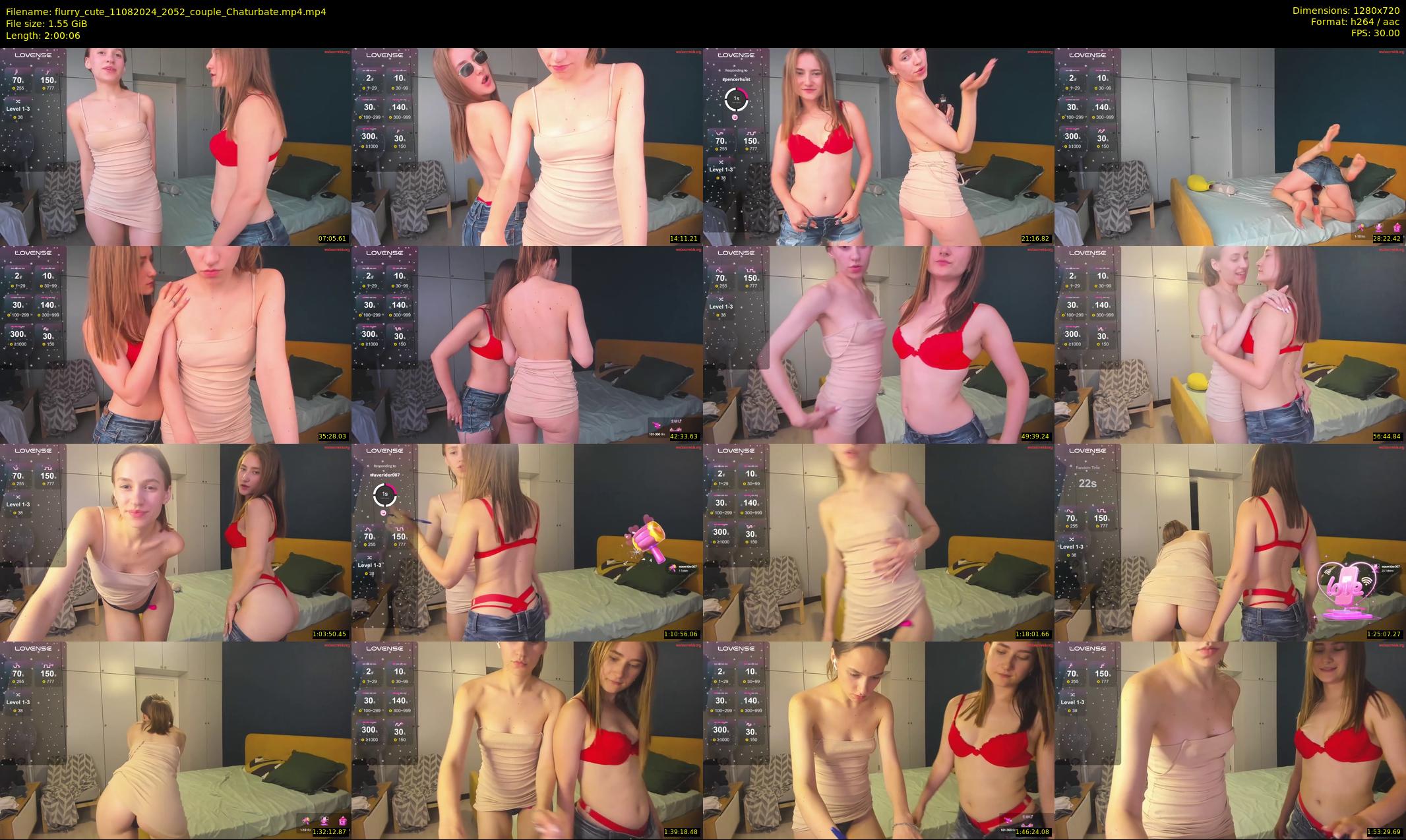 flurry_cute — 121 minute Chaturbate couple cam show recording, 720p, Aug 11, 2024