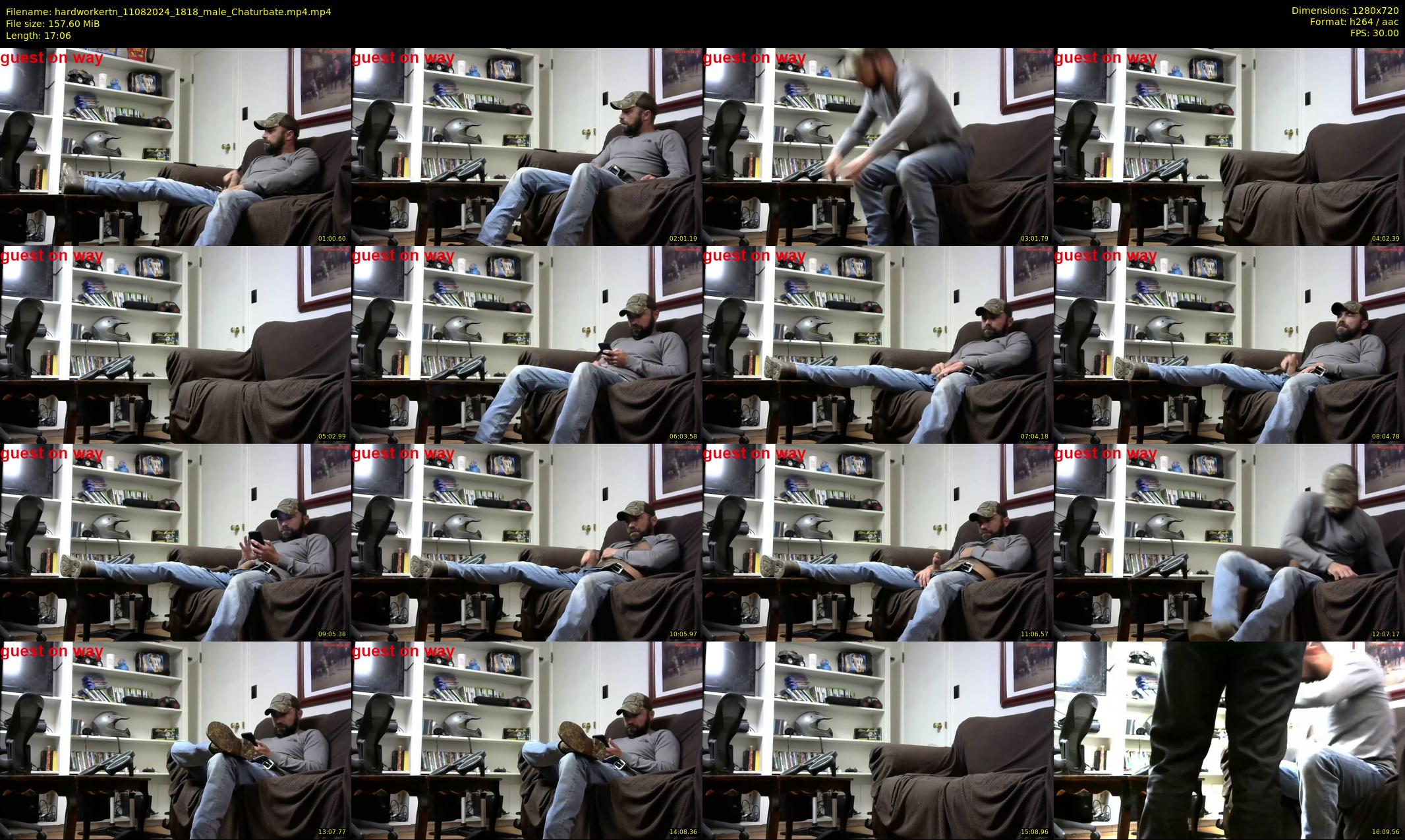 hardworkertn — 18 minute Chaturbate male cam show recording, 720p, Aug 11, 2024