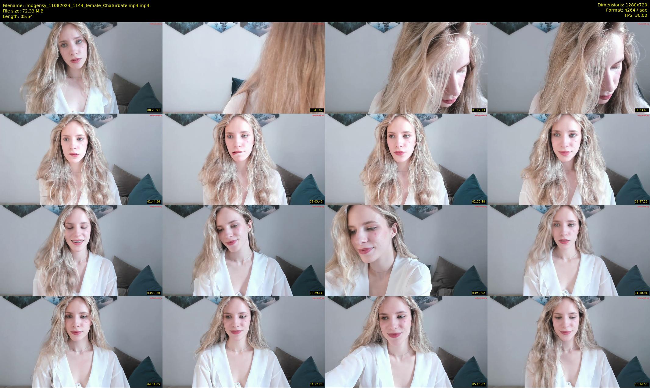 imogensy — 6 minute Chaturbate female cam show recording, 720p, Aug 11, 2024