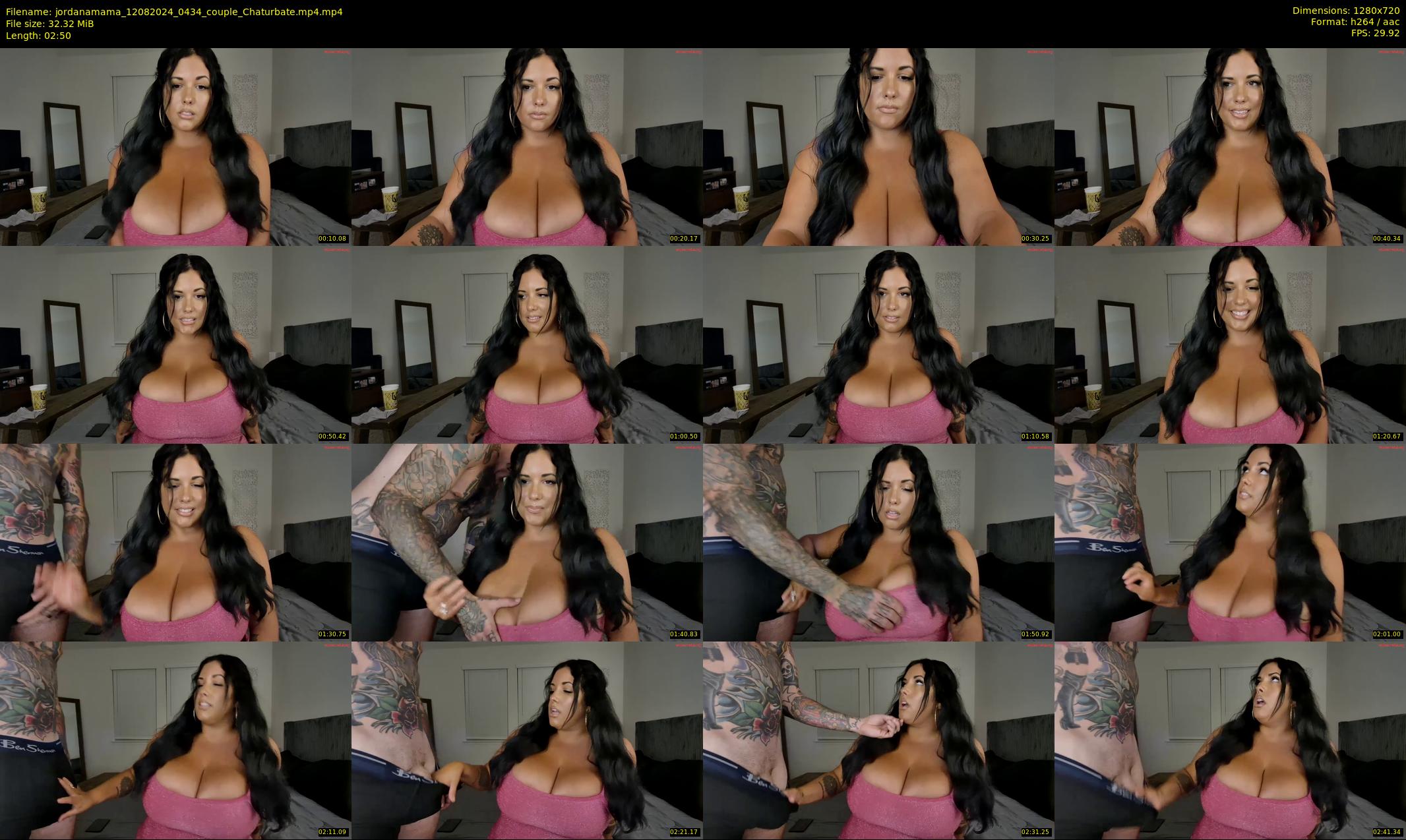 jordanamama — 3 minute Chaturbate couple cam show recording, 720p, Aug 12, 2024