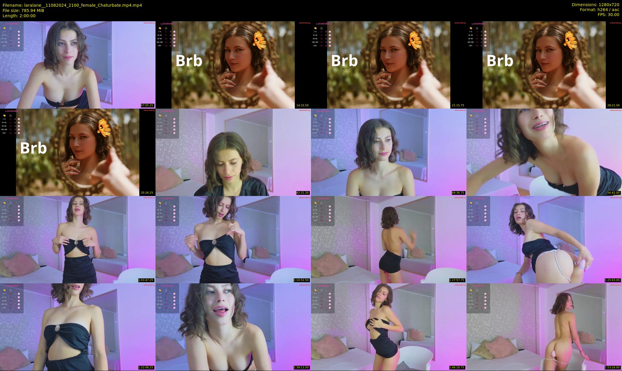 laralane_ — 120 minute Chaturbate female cam show recording, 720p, Aug 11, 2024