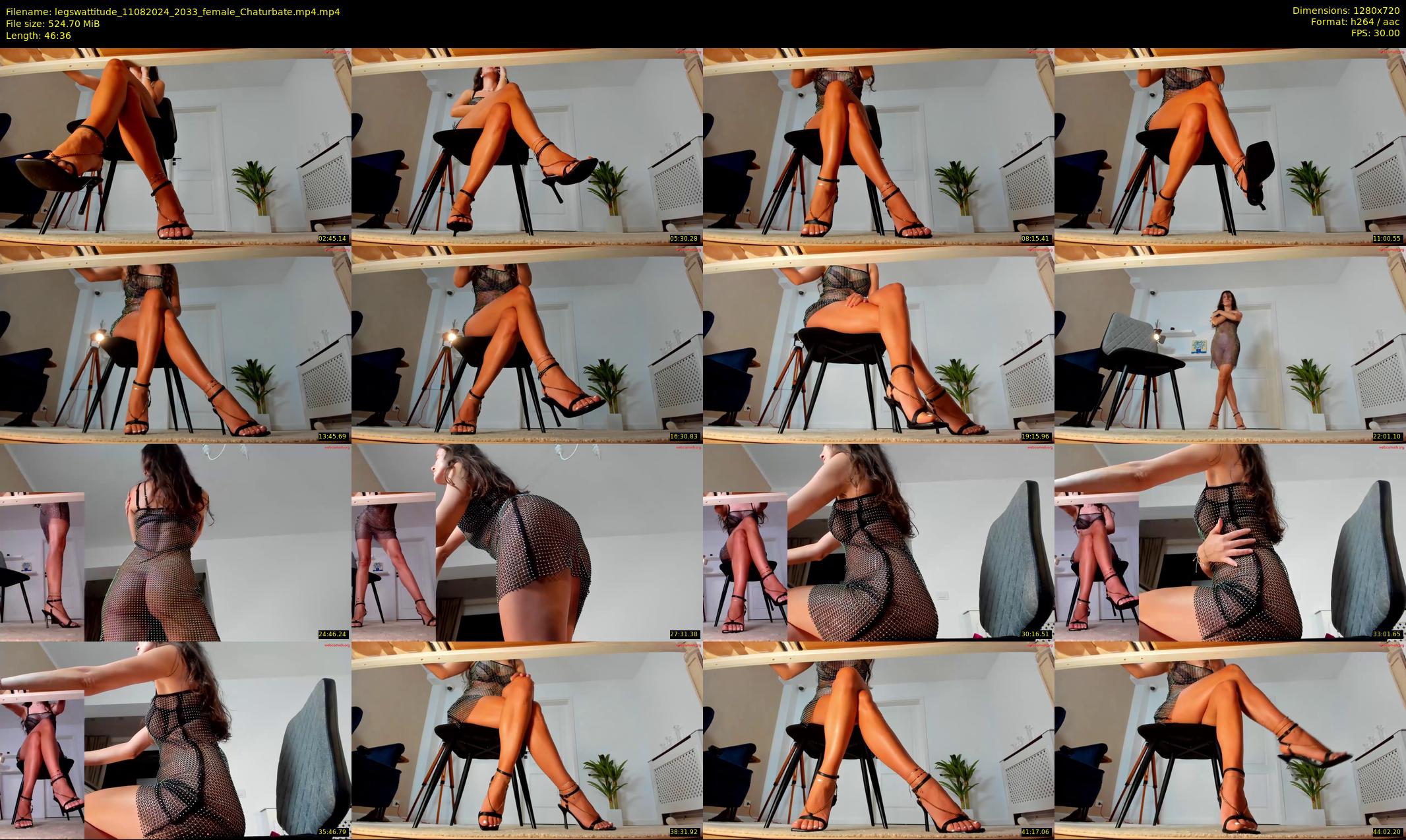 legswattitude — 47 minute Chaturbate female cam show recording, 720p, Aug 11, 2024