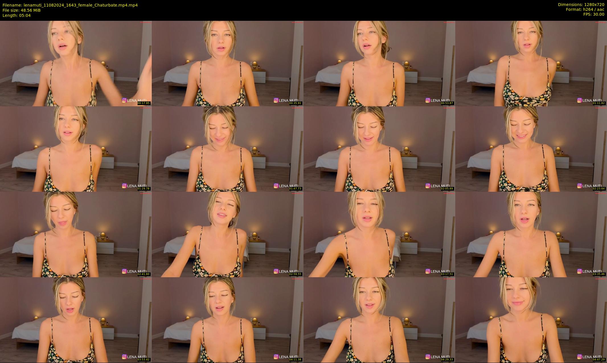 lenamuti — 6 minute Chaturbate female cam show recording, 720p, Aug 11, 2024