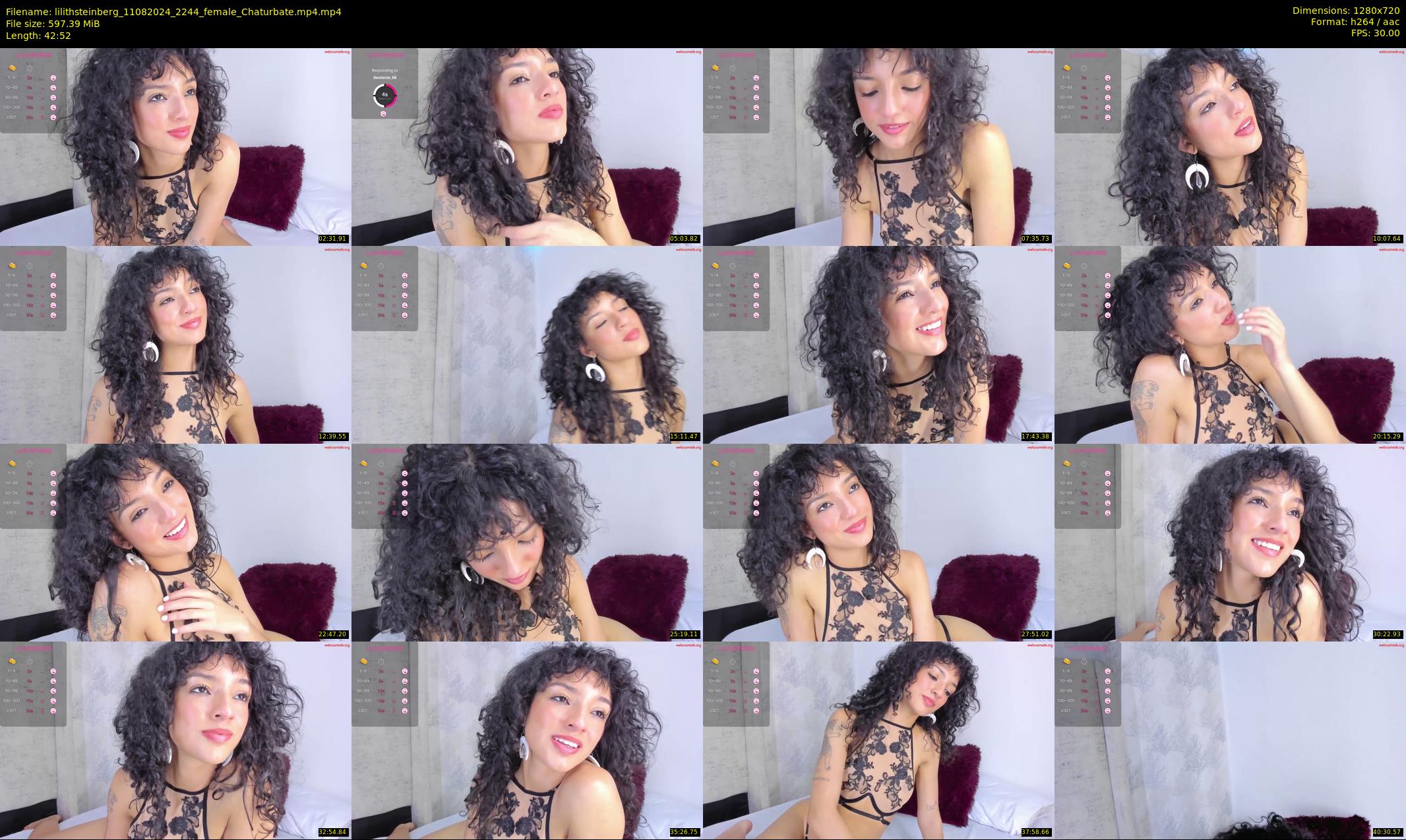 lilithsteinberg — 43 minute Chaturbate female cam show recording, 720p, Aug 11, 2024