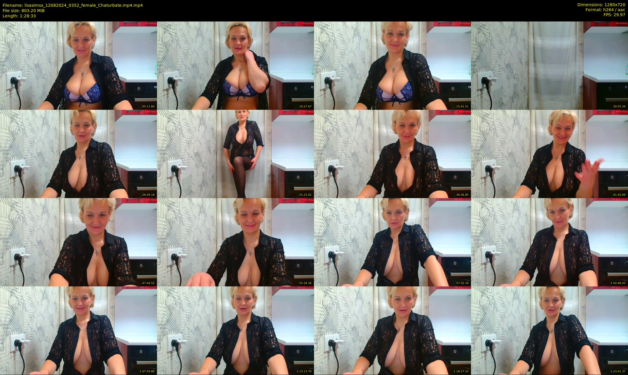 lisasimsx — 89 minute Chaturbate female cam show recording, 720p, Aug 12, 2024