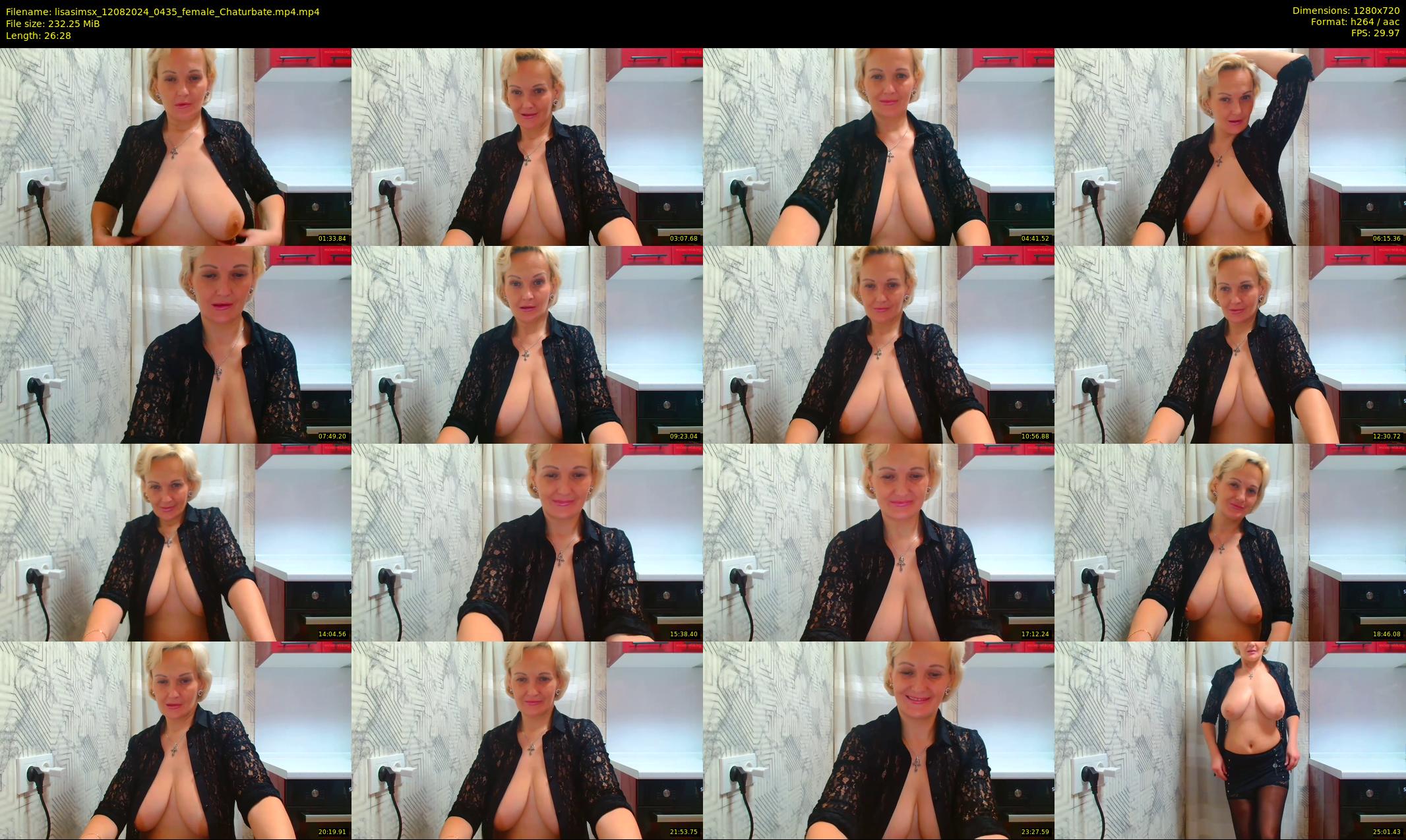 lisasimsx — 27 minute Chaturbate female cam show recording, 720p, Aug 12, 2024