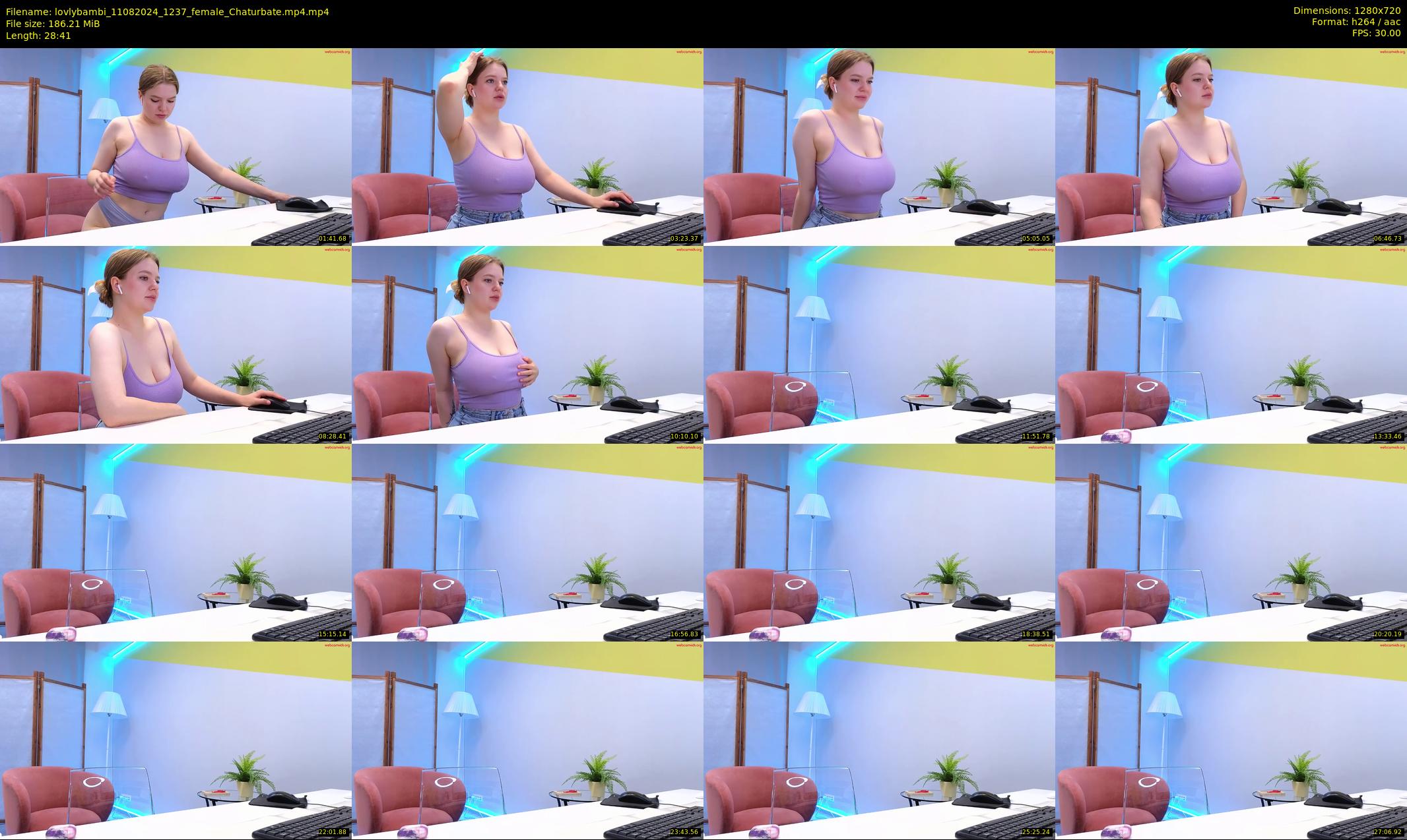lovlybambi — 29 minute Chaturbate female cam show recording, 720p, Aug 11, 2024