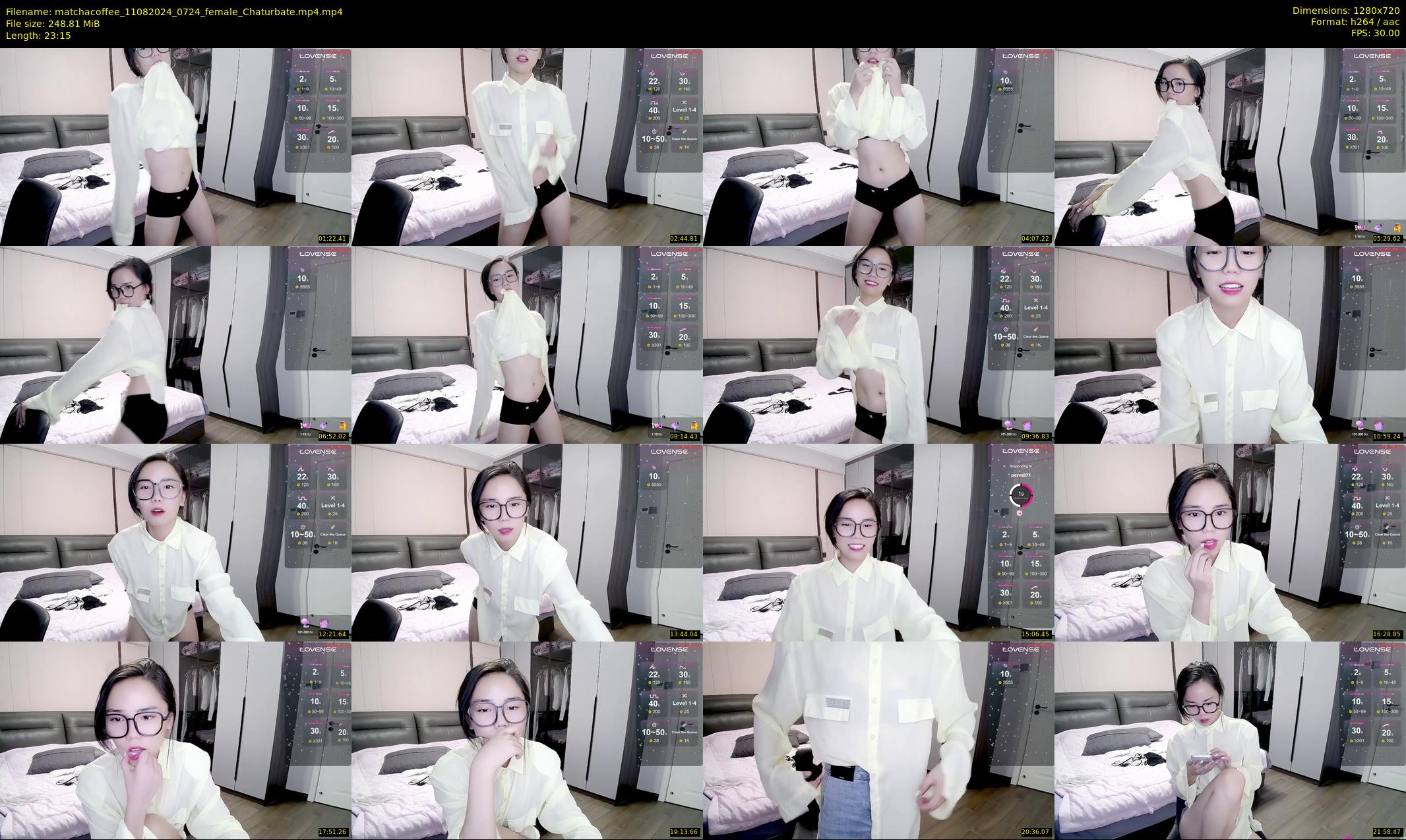 matchacoffee — 24 minute Chaturbate female cam show recording, 720p, Aug 11, 2024
