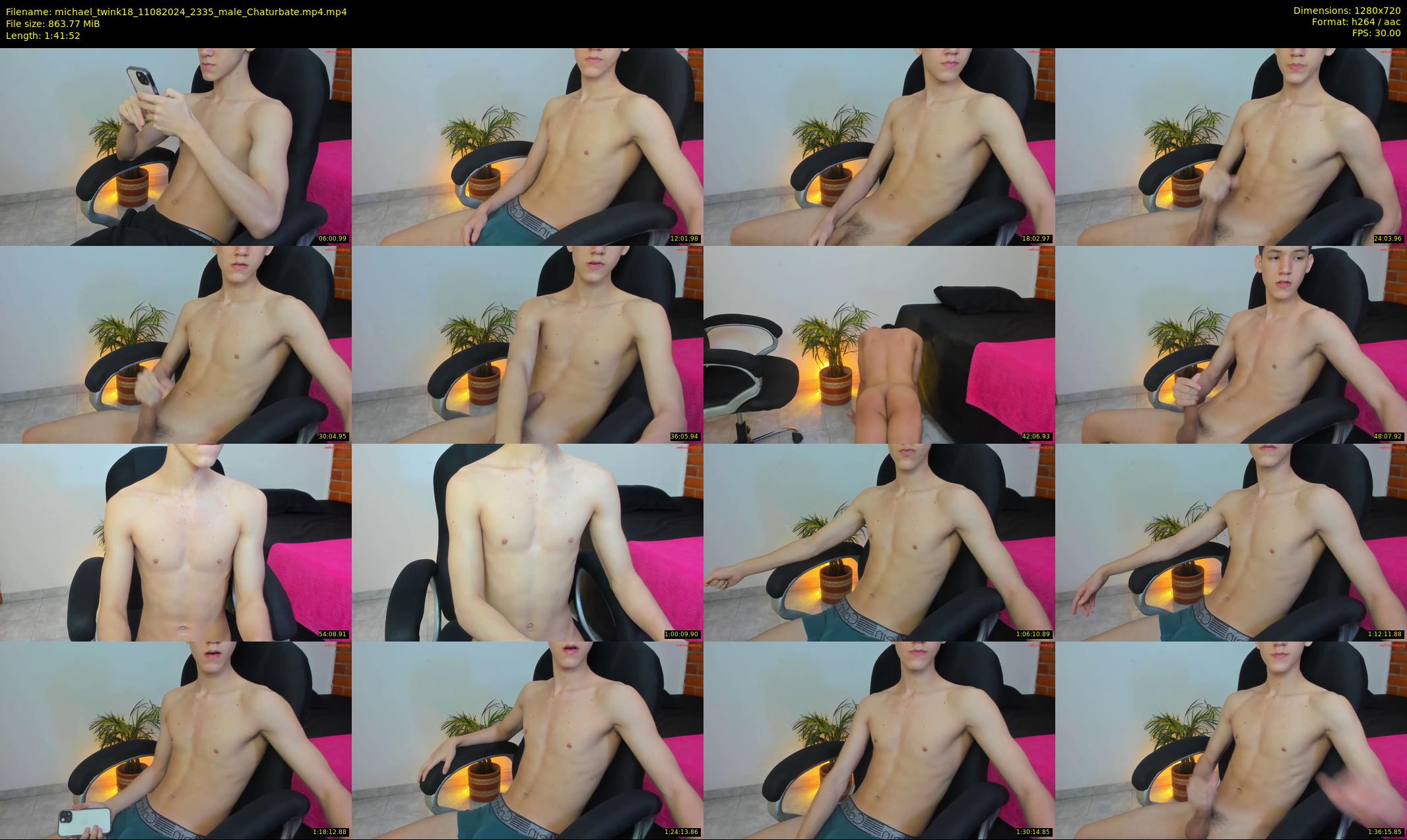 michael_twink18 — 102 minute Chaturbate male cam show recording, 720p, Aug 11, 2024