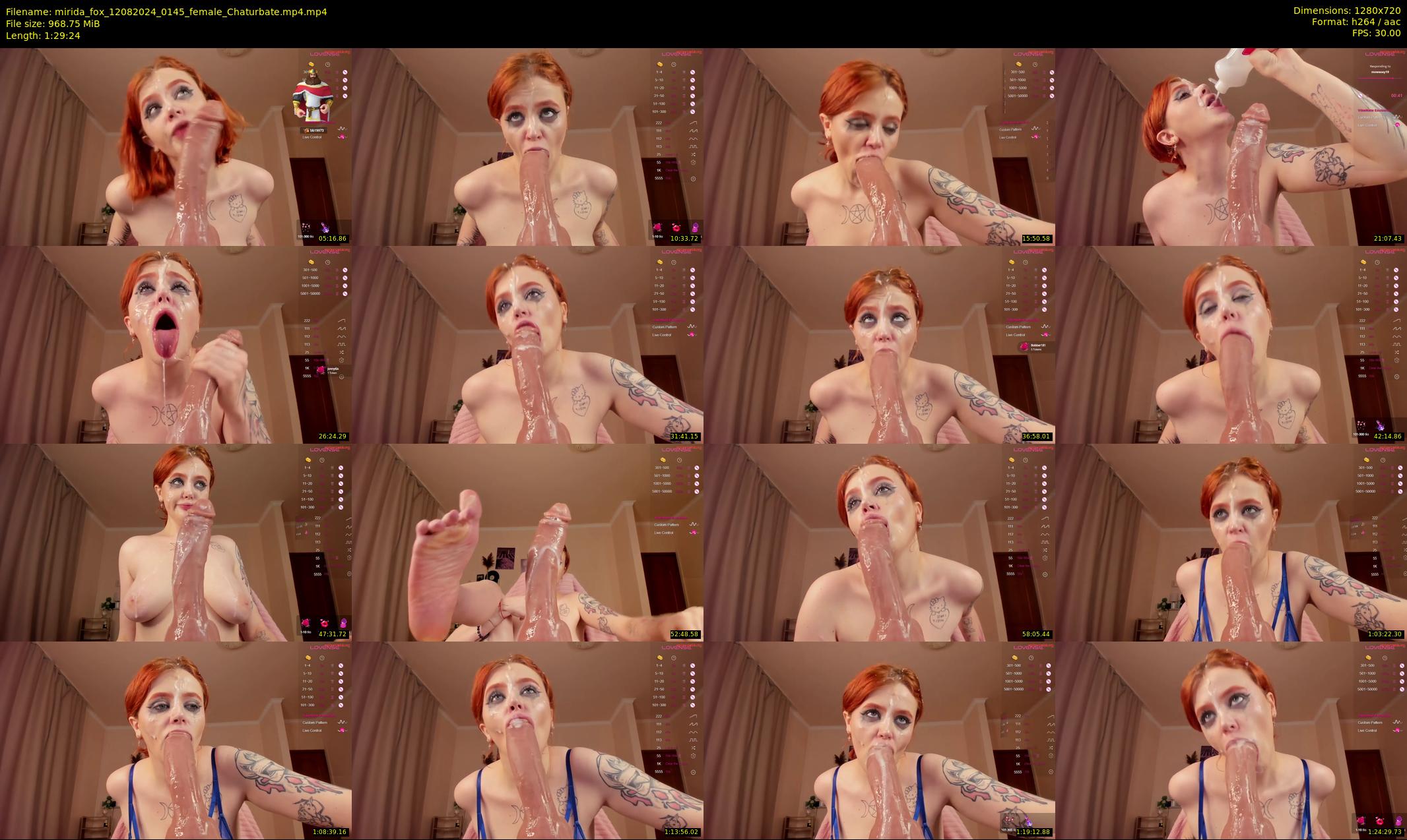 mirida_fox — 90 minute Chaturbate female cam show recording, 720p, Aug 12, 2024
