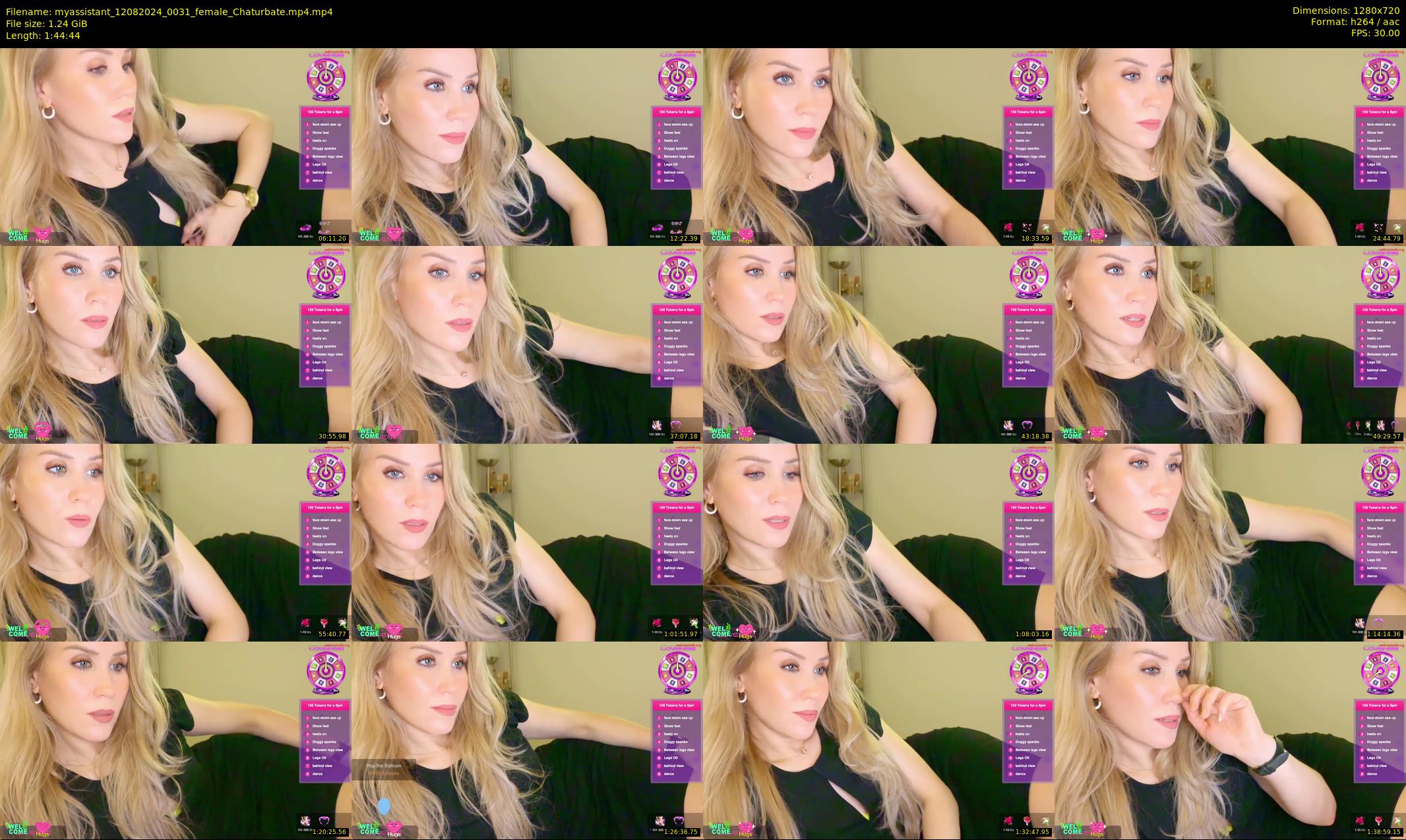 myassistant — 105 minute Chaturbate female cam show recording, 720p, Aug 12, 2024