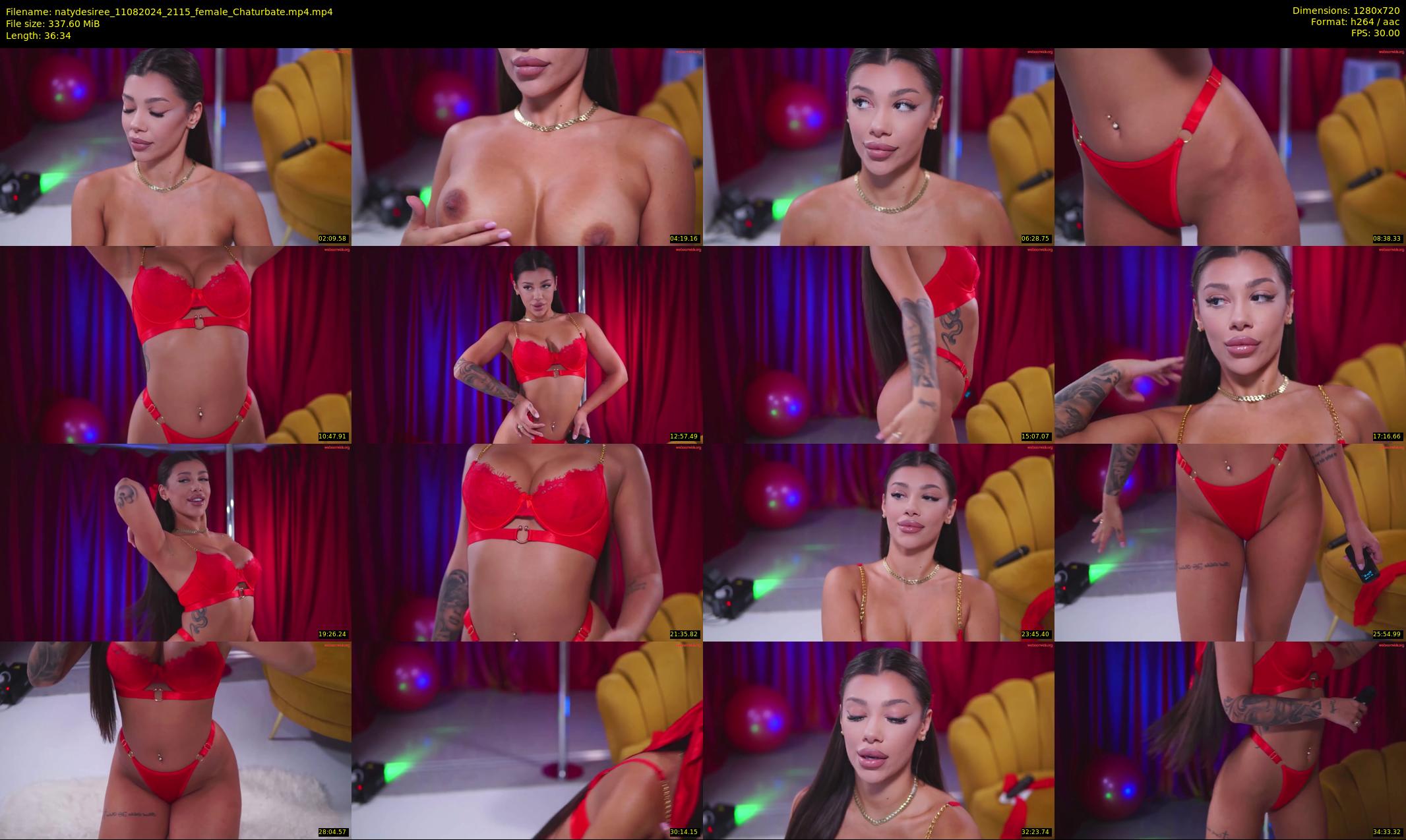 natydesiree — 37 minute Chaturbate female cam show recording, 720p, Aug 11, 2024