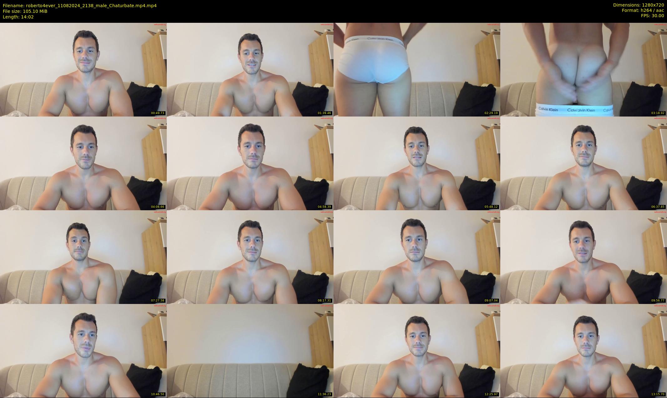 roberto4ever — 15 minute Chaturbate male cam show recording, 720p, Aug 11, 2024