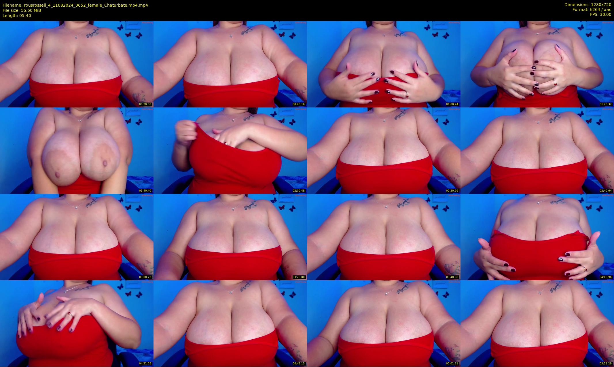 rousrossell_4 — 6 minute Chaturbate female cam show recording, 720p, Aug 11, 2024