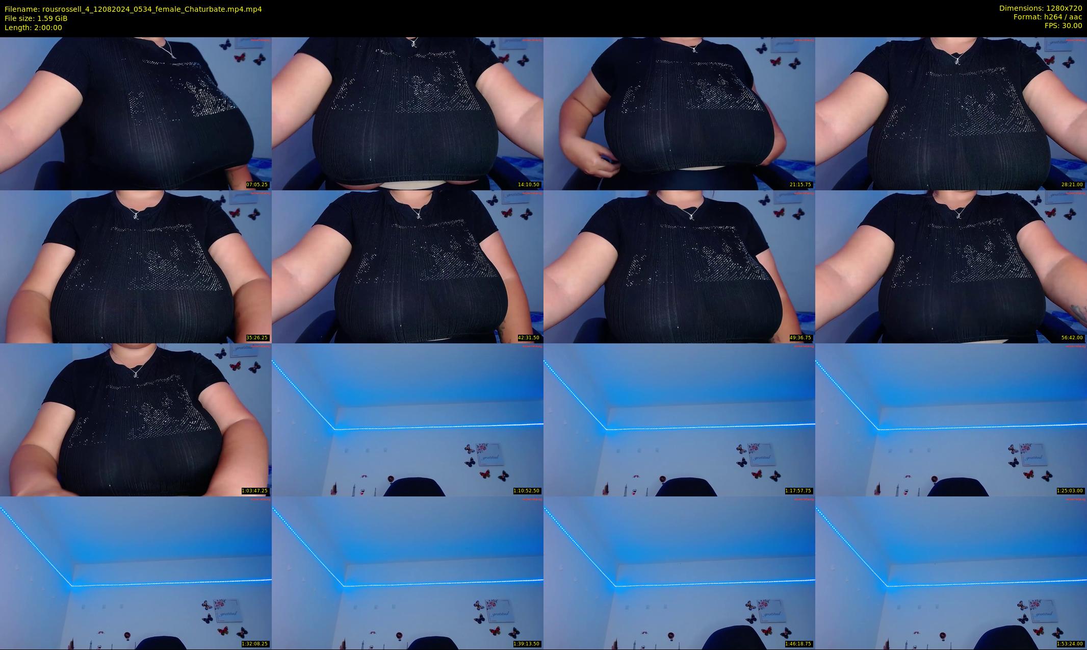rousrossell_4 — 120 minute Chaturbate female cam show recording, 720p, Aug 12, 2024