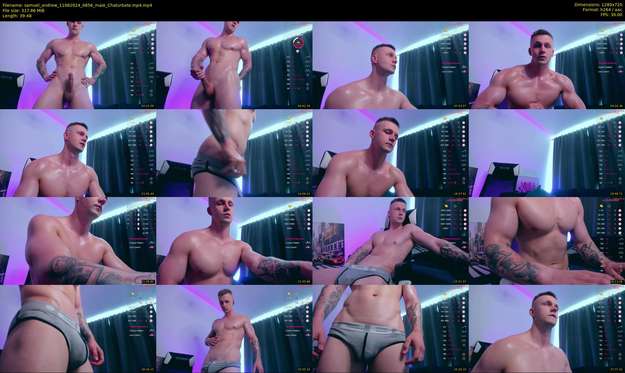 samuel_andrew — 40 minute Chaturbate male cam show recording, 720p, Aug 11, 2024