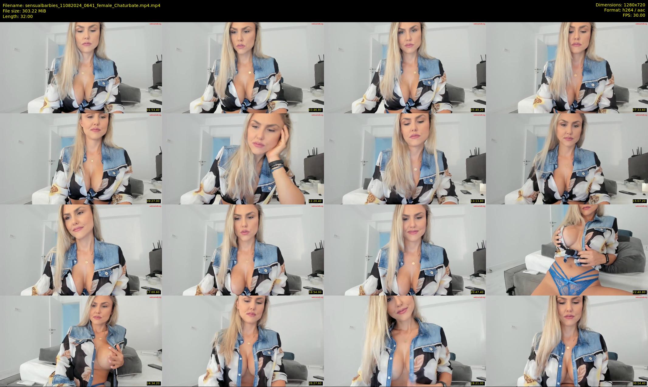 sensualbarbies — 32 minute Chaturbate female cam show recording, 720p, Aug 11, 2024