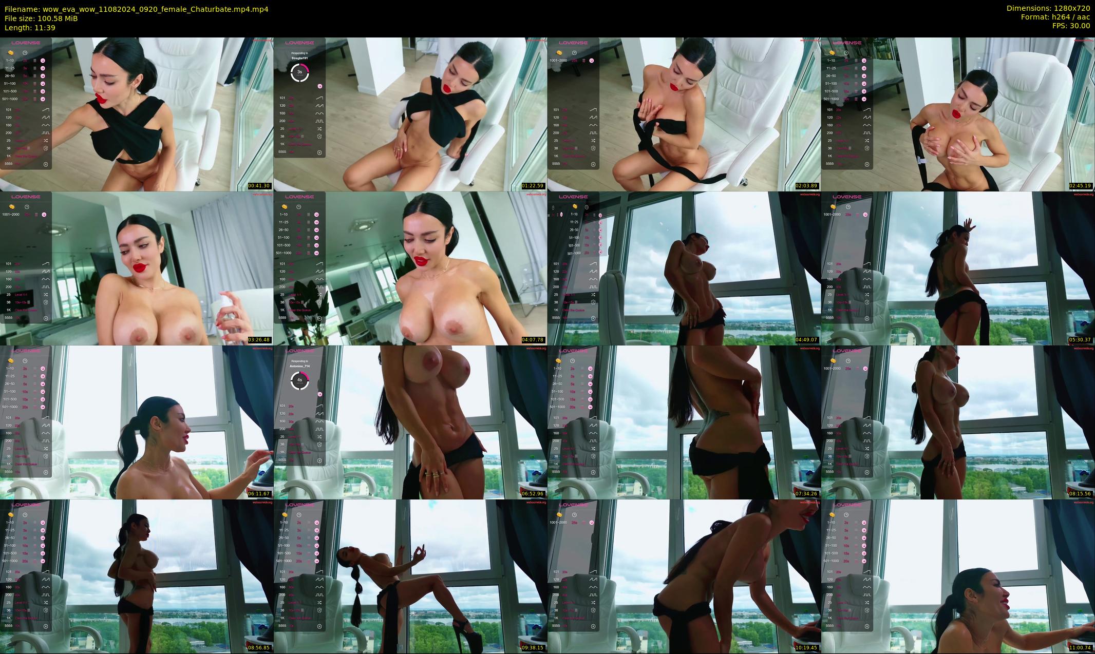 wow_eva_wow — 12 minute Chaturbate female cam show recording, 720p, Aug 11, 2024