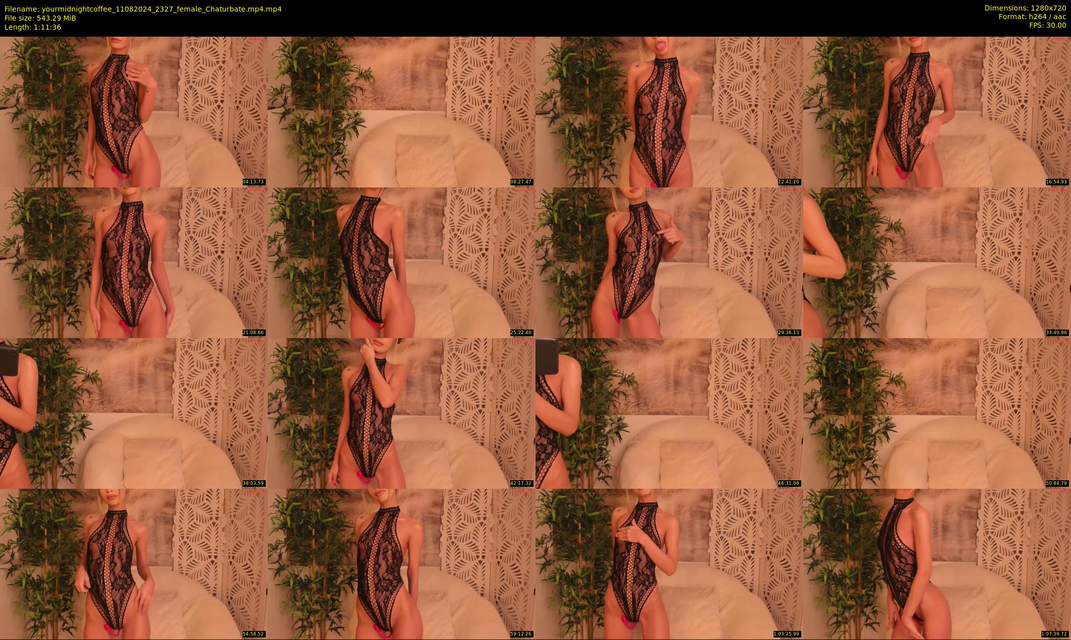 yourmidnightcoffee — 72 minute Chaturbate female cam show recording, 720p, Aug 11, 2024