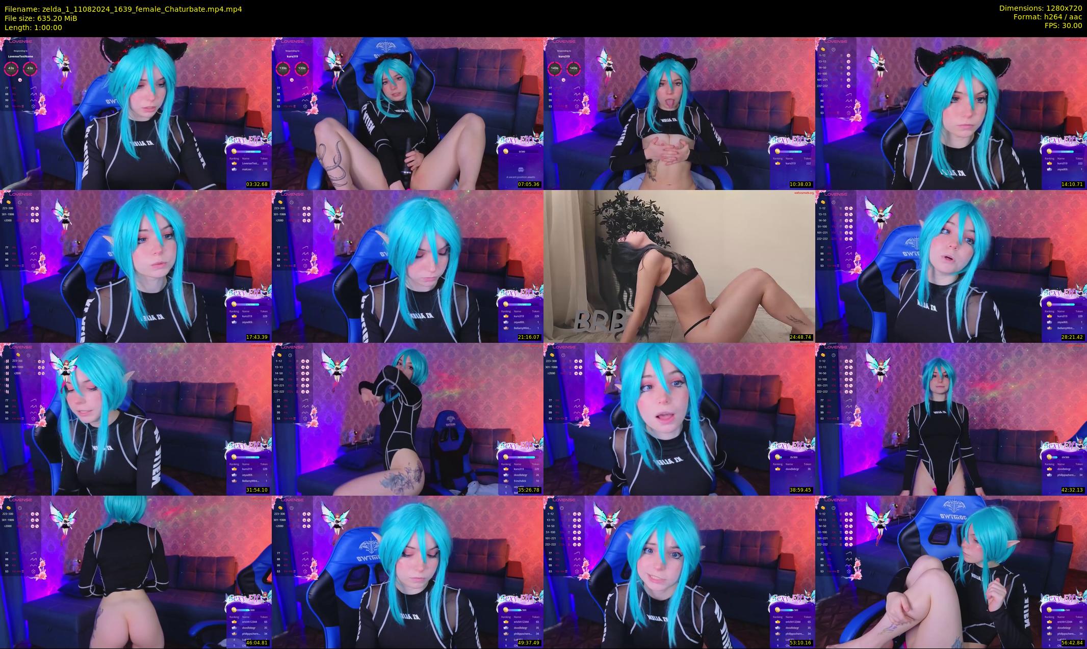 zelda_1 — 60 minute Chaturbate female cam show recording, 720p, Aug 11, 2024