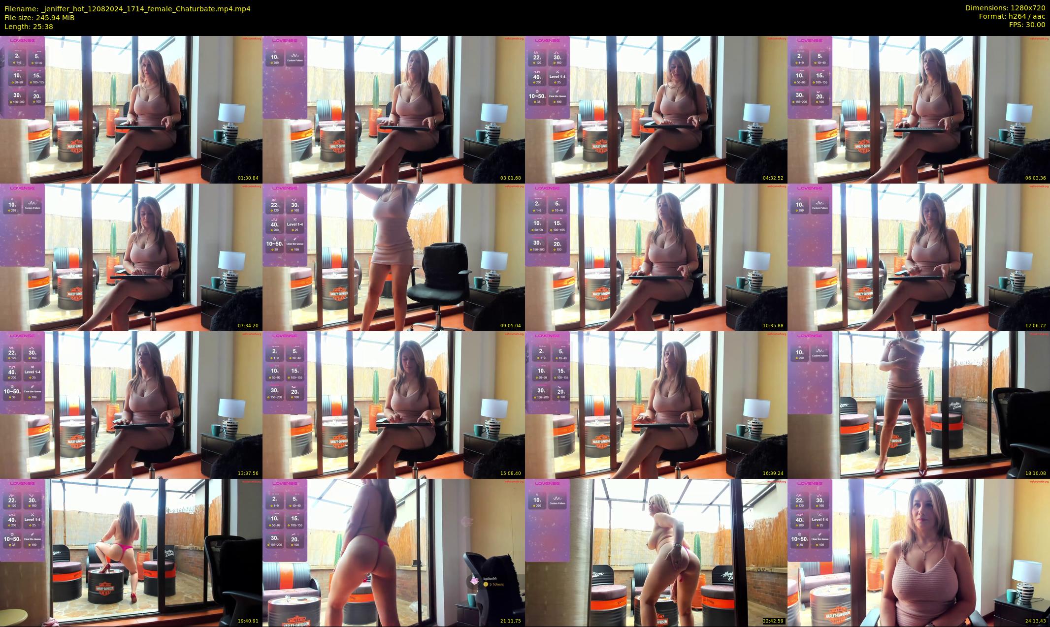 _jeniffer_hot — 26 minute Chaturbate female cam show recording, 720p, Aug 12, 2024