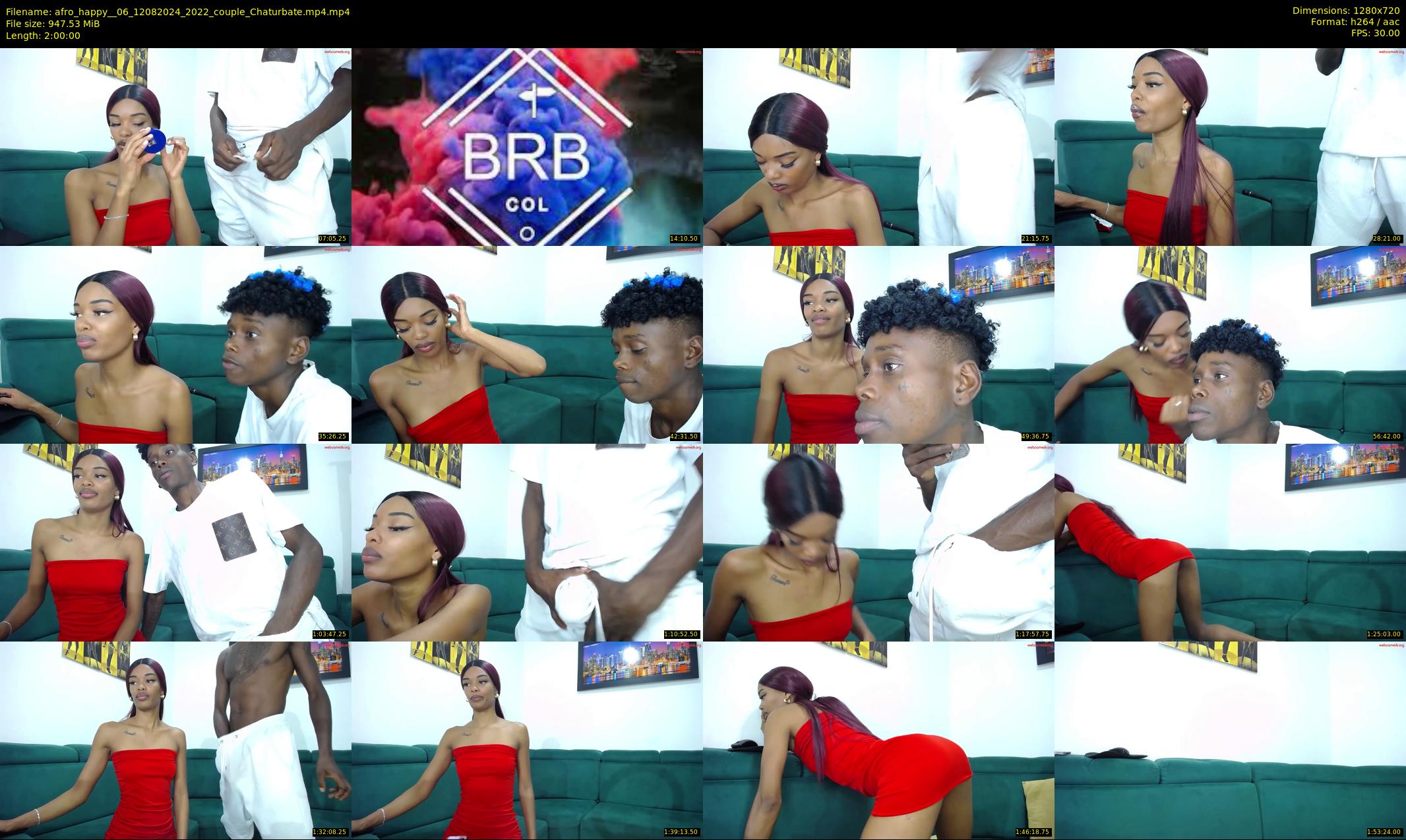 afro_happy__06 — 120 minute Chaturbate couple cam show recording, 720p, Aug 12, 2024