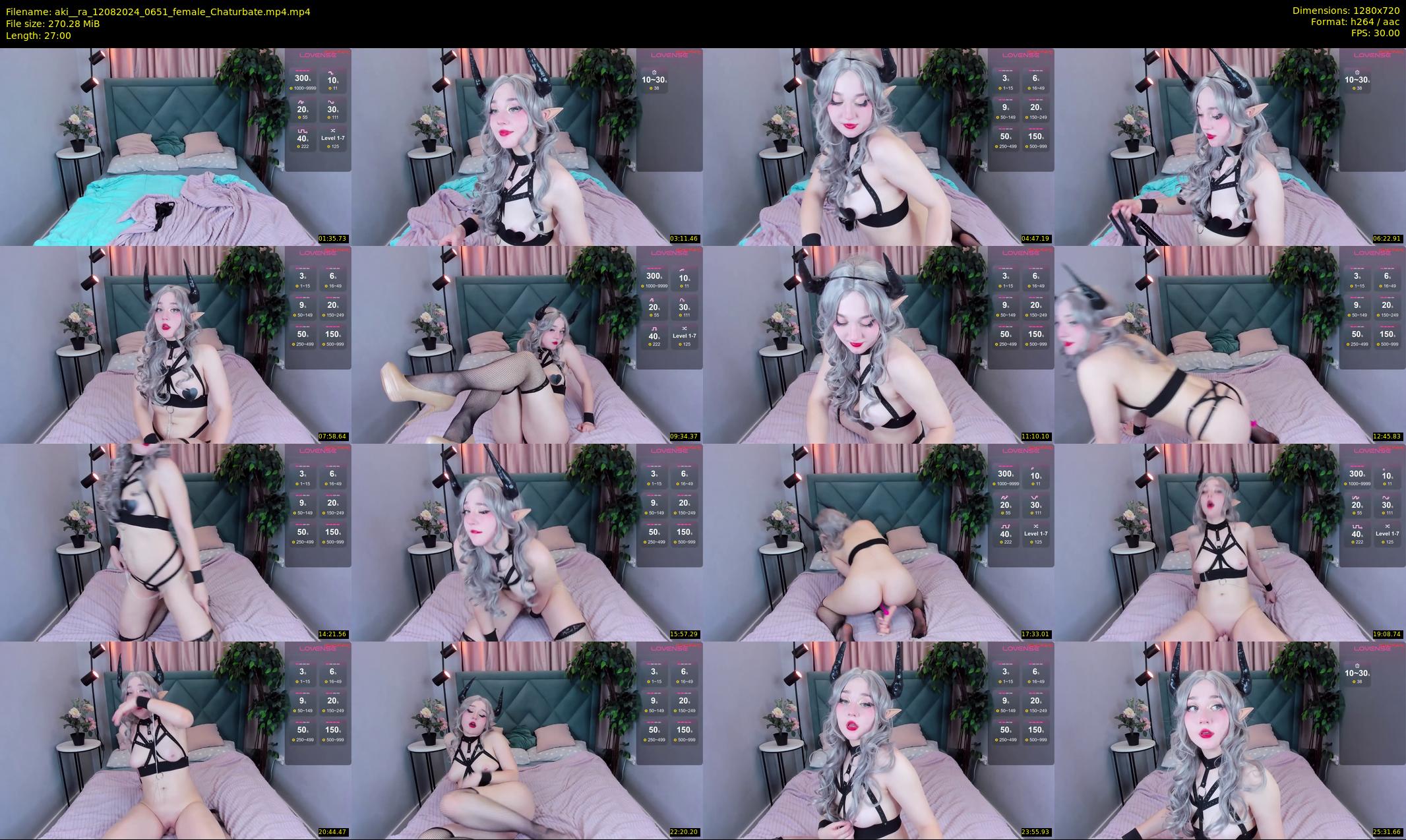 aki__ra — 27 minute Chaturbate female cam show recording, 720p, Aug 12, 2024