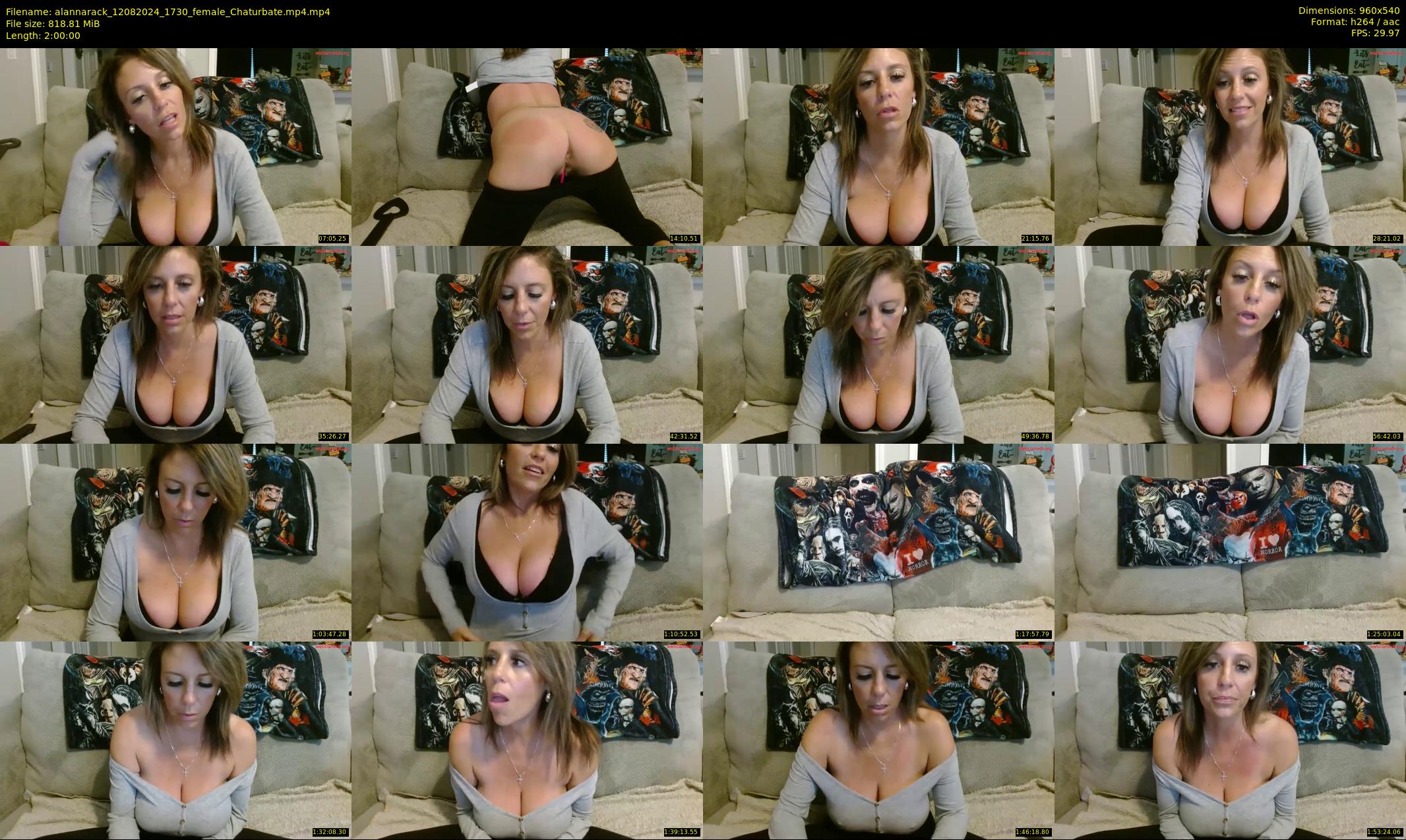 alannarack — 120 minute Chaturbate female cam show recording, 480p, Aug 12, 2024