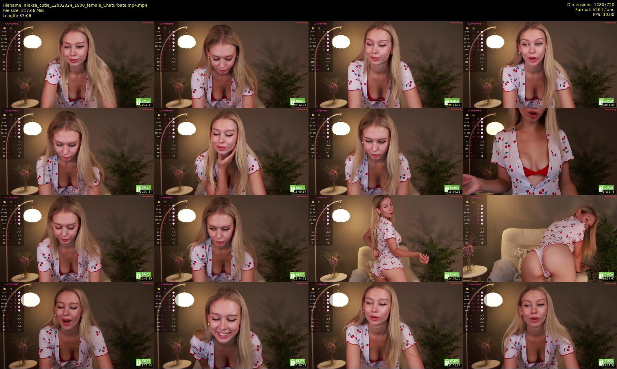 aleksa_cutie — 38 minute Chaturbate female cam show recording, 720p, Aug 12, 2024