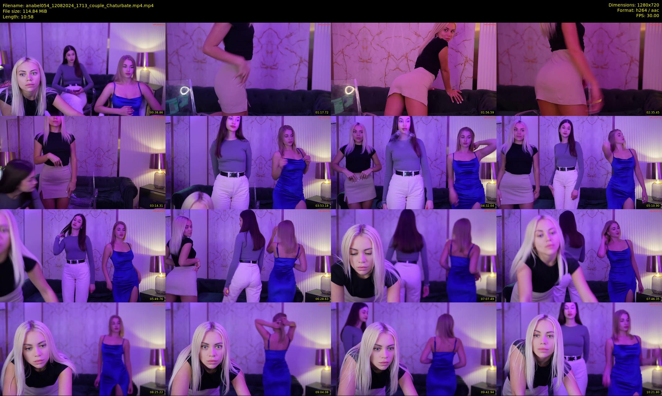 anabel054 — 11 minute Chaturbate female cam show recording, 720p, Aug 12, 2024