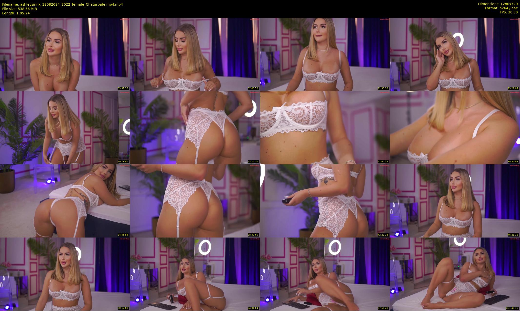 ashleysinnx — 66 minute Chaturbate female cam show recording, 720p, Aug 12, 2024