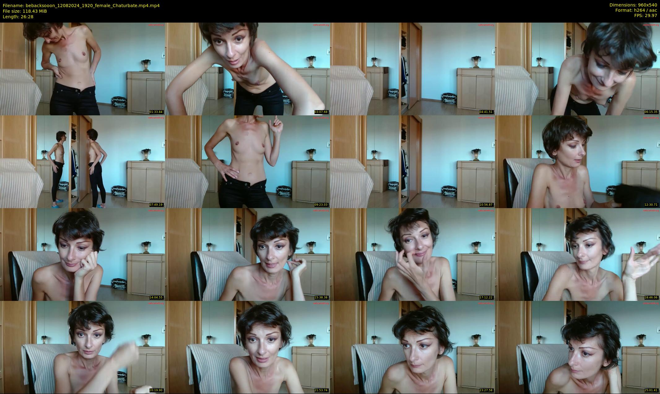 bebacksooon — 27 minute Chaturbate female cam show recording, 480p, Aug 12, 2024