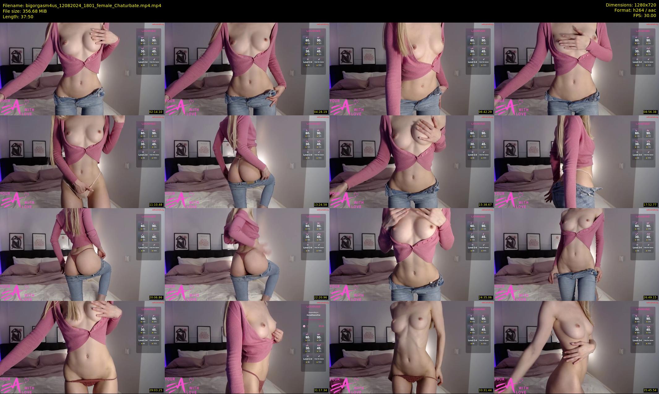 bigorgasm4us — 38 minute Chaturbate female cam show recording, 720p, Aug 12, 2024