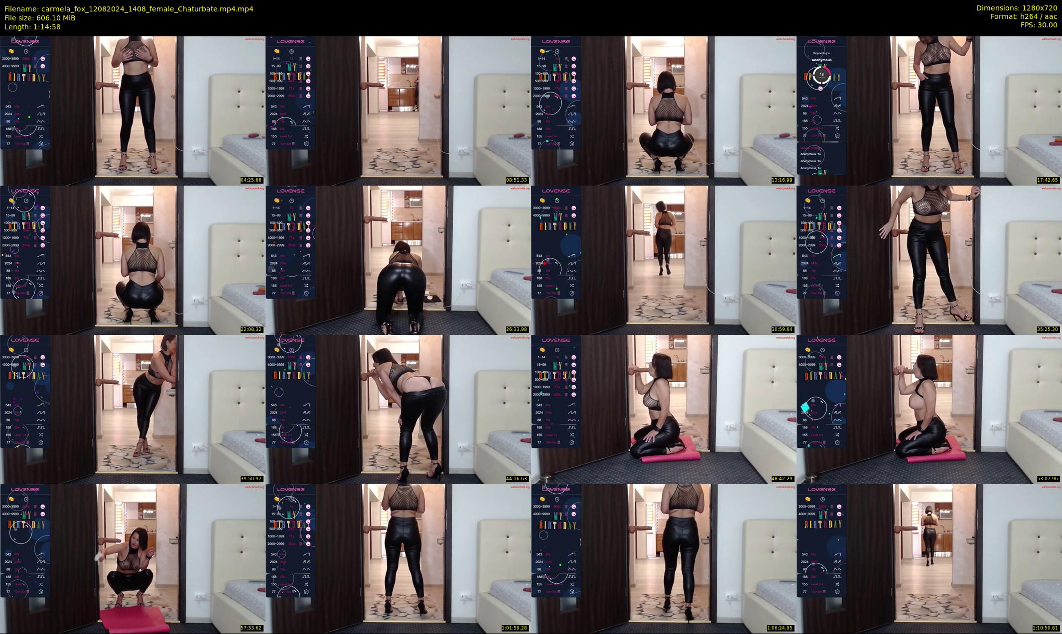carmela_fox — 75 minute Chaturbate female cam show recording, 720p, Aug 12, 2024