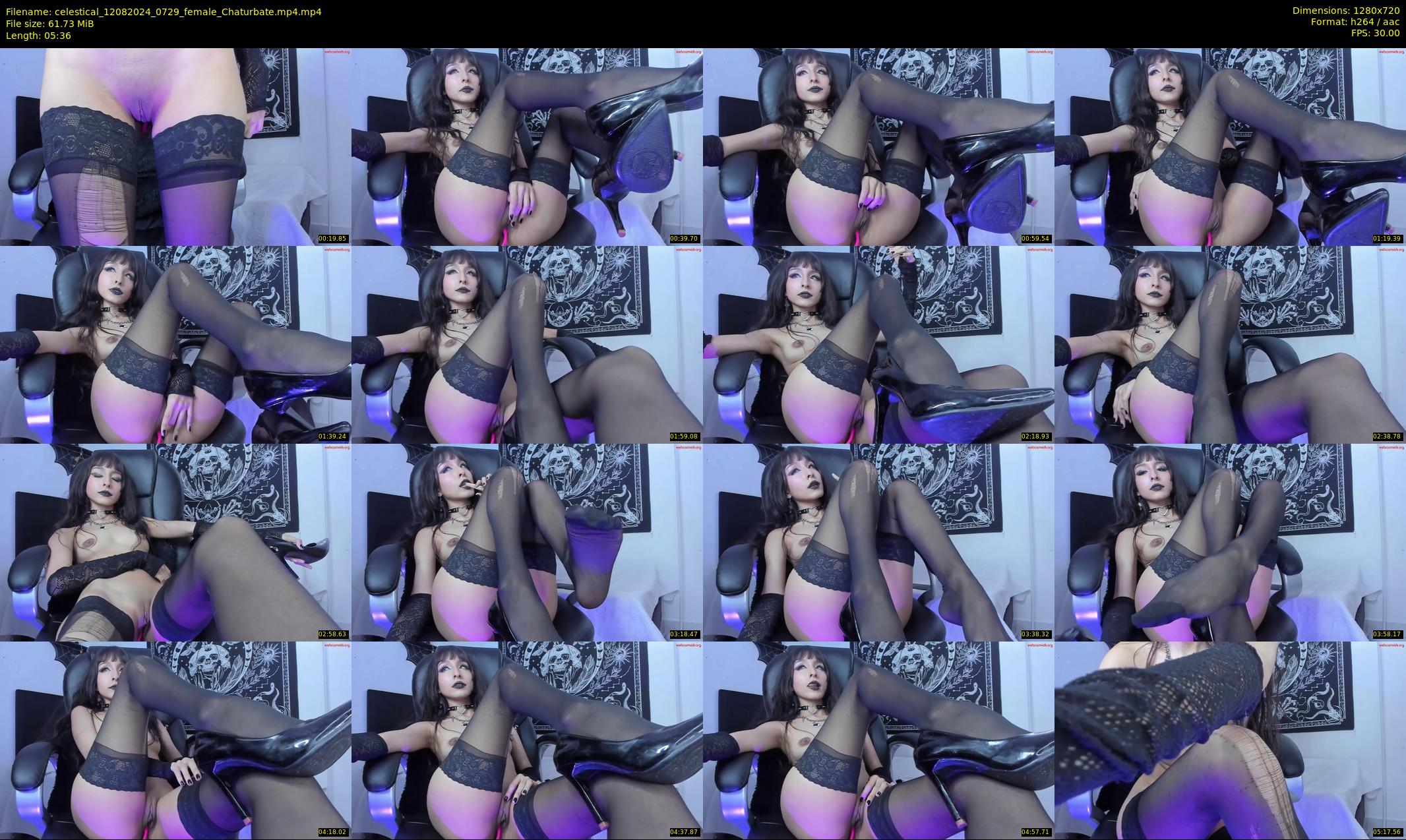 celestical — 6 minute Chaturbate female cam show recording, 720p, Aug 12, 2024