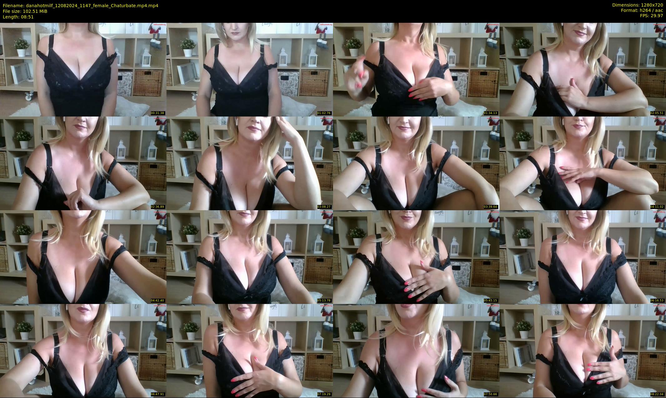 danahotmilf — 9 minute Chaturbate female cam show recording, 720p, Aug 12, 2024
