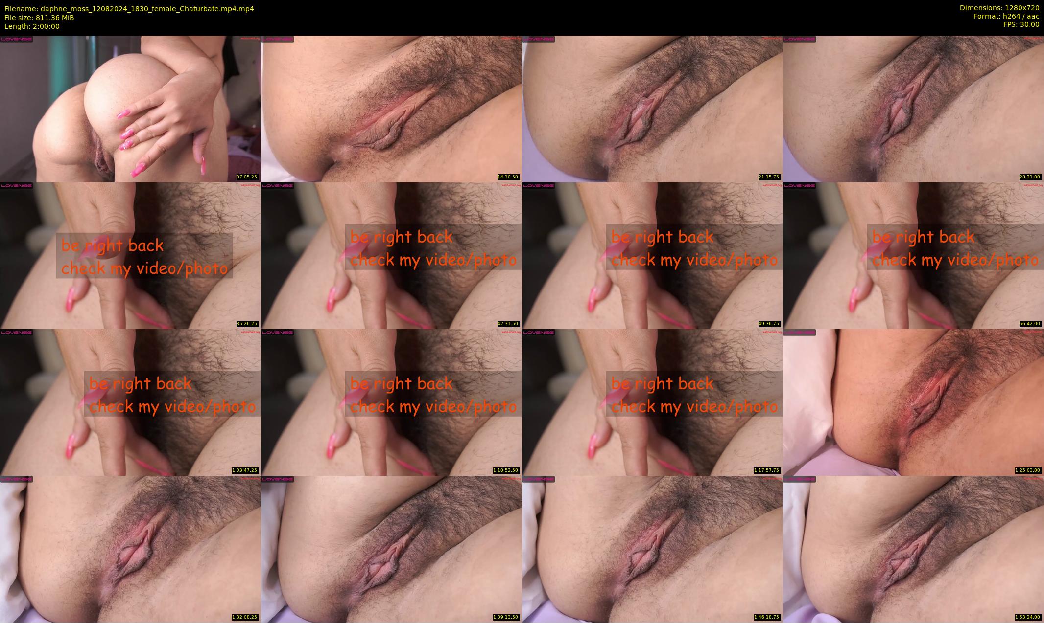 daphne_moss — 120 minute Chaturbate female cam show recording, 720p, Aug 12, 2024