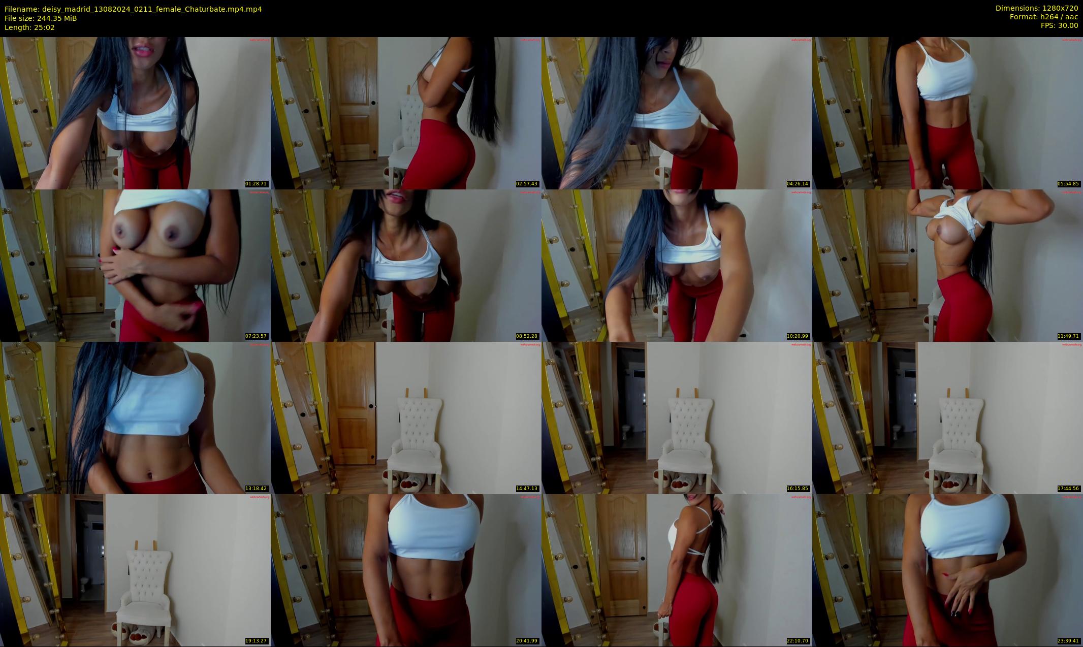 deisy_madrid — 26 minute Chaturbate female cam show recording, 720p, Aug 13, 2024