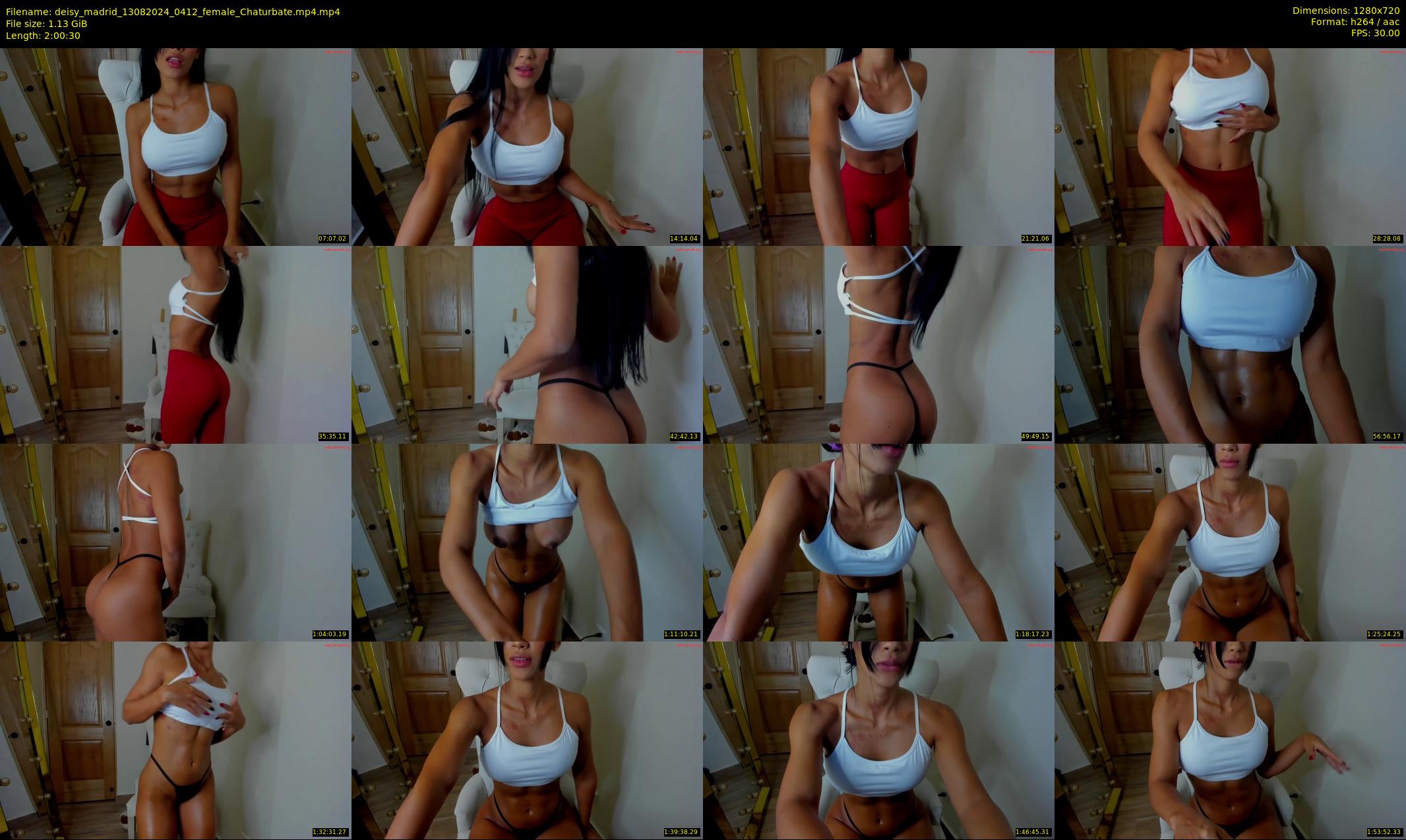 deisy_madrid — 121 minute Chaturbate female cam show recording, 720p, Aug 13, 2024