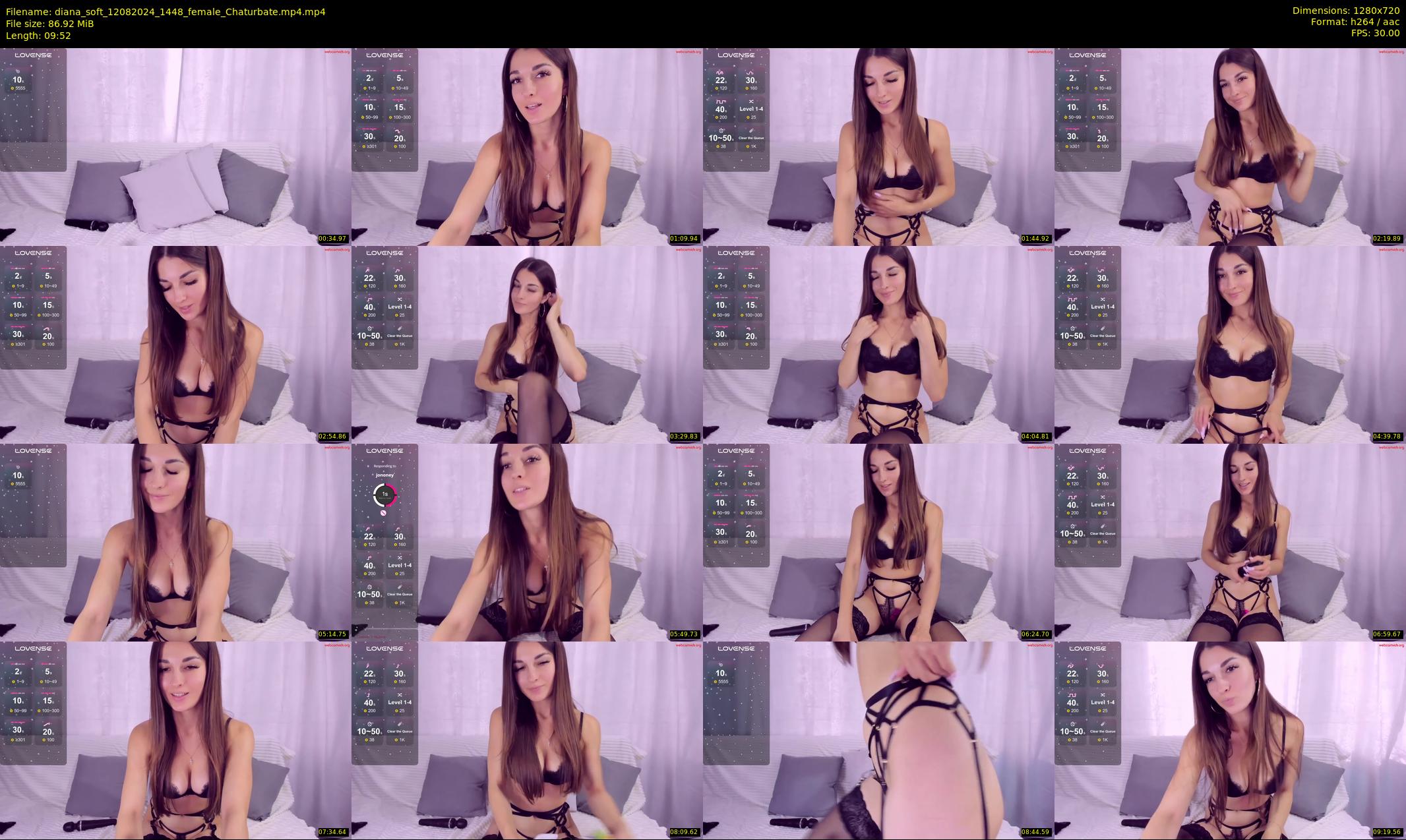 diana_soft — 10 minute Chaturbate female cam show recording, 720p, Aug 12, 2024